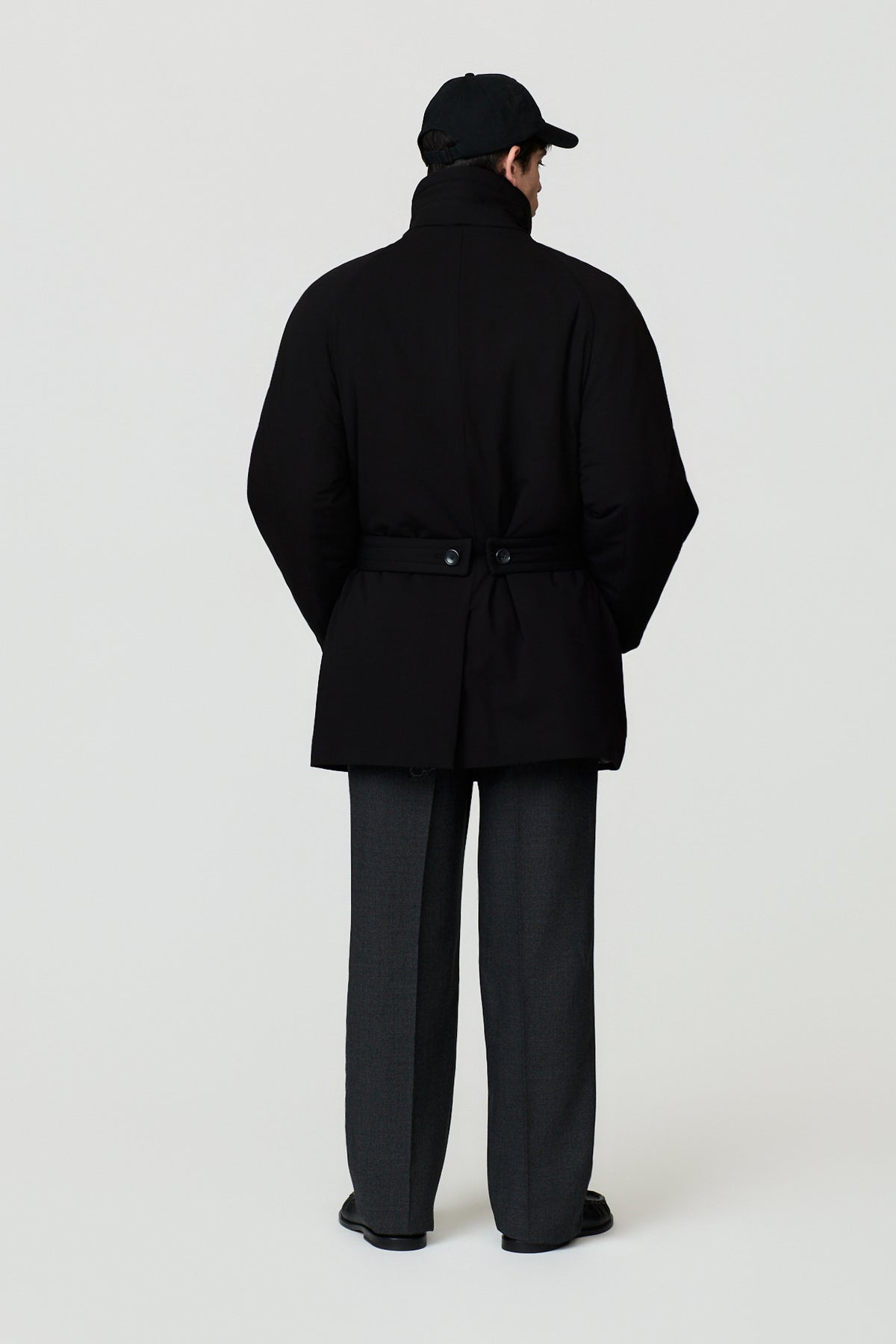 paura-Alcide Padded Coat - Black-14DP00010000733