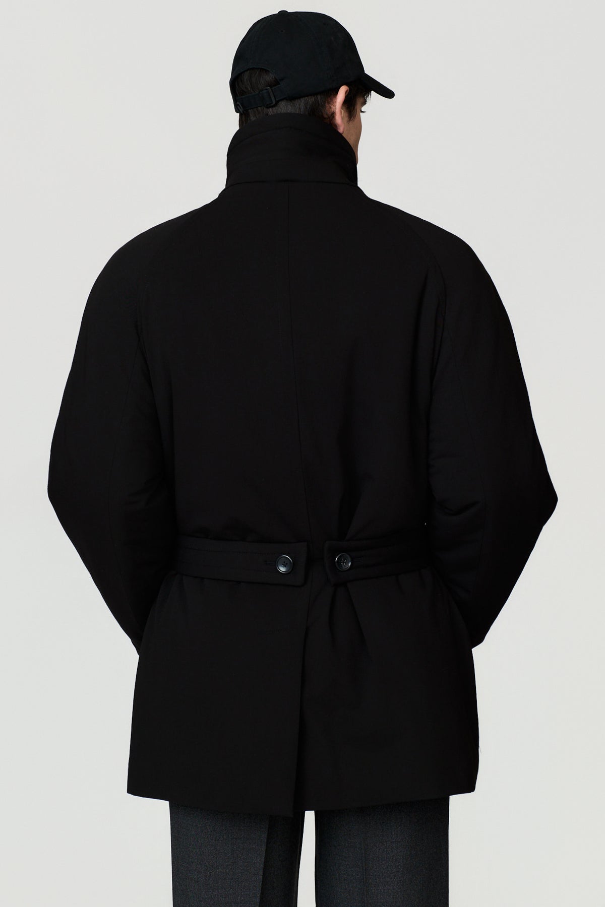 paura-Alcide Padded Coat - Black-14DP00010000733