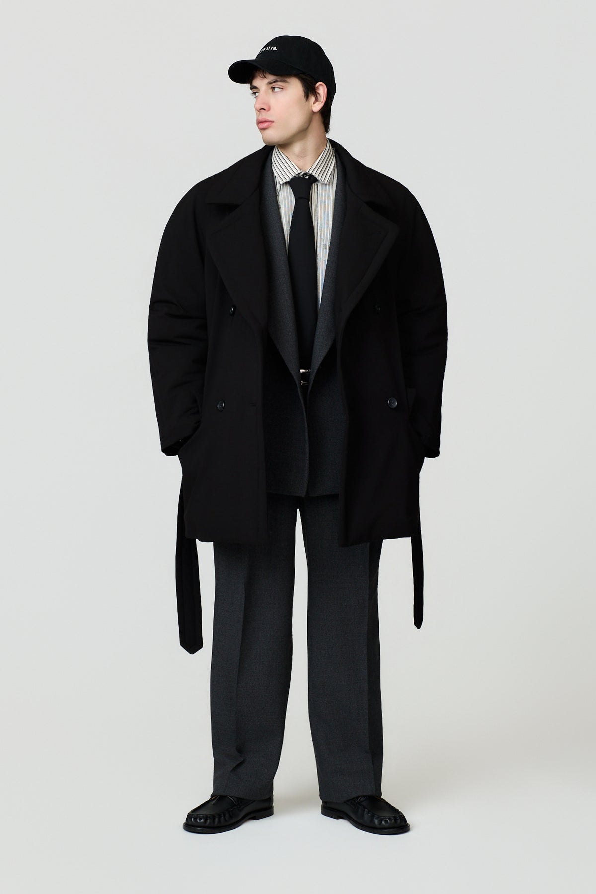 paura-Alcide Padded Coat - Black-14DP00010000733