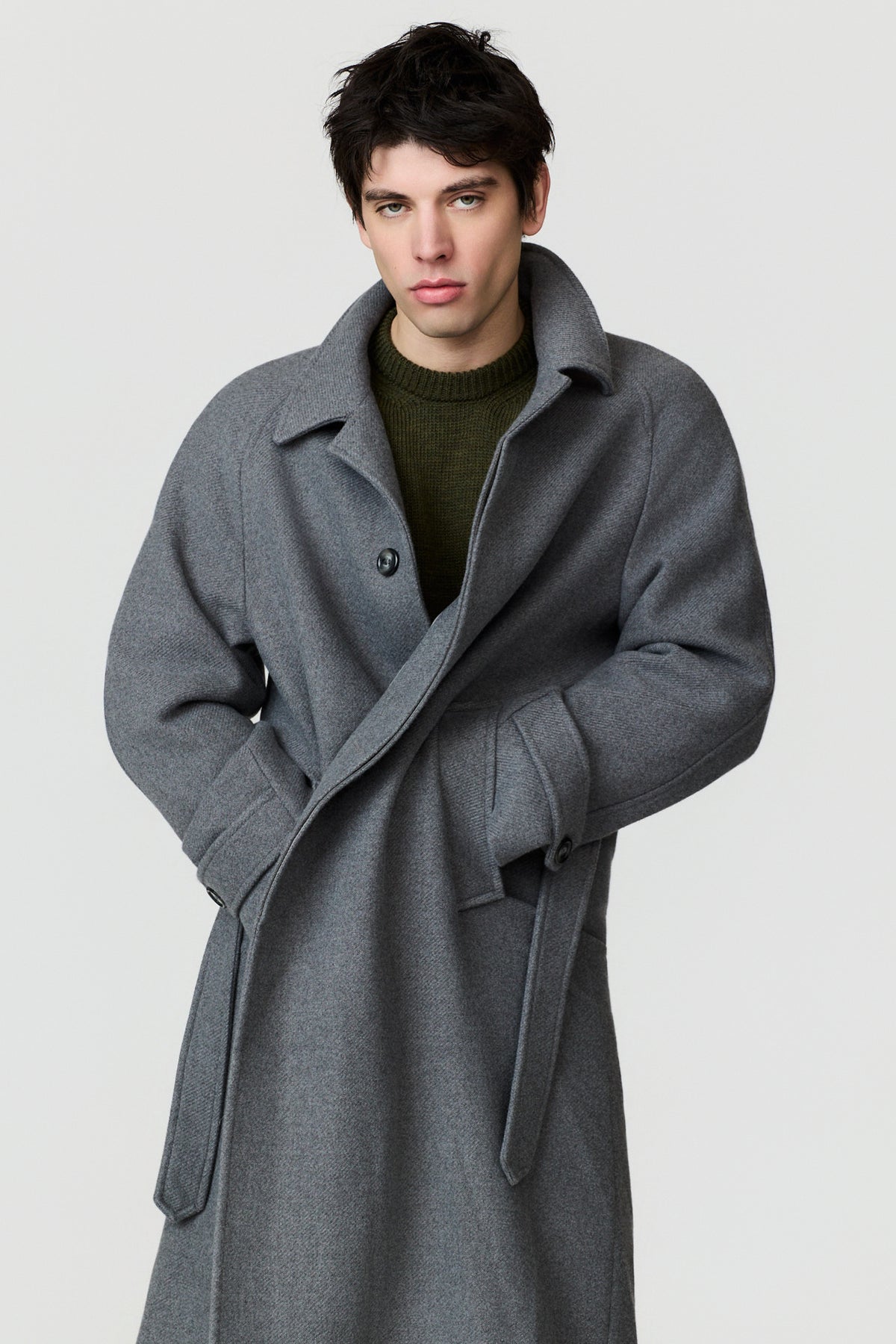 paura-Arthur Coat - Dark Grey-14DP00010000733