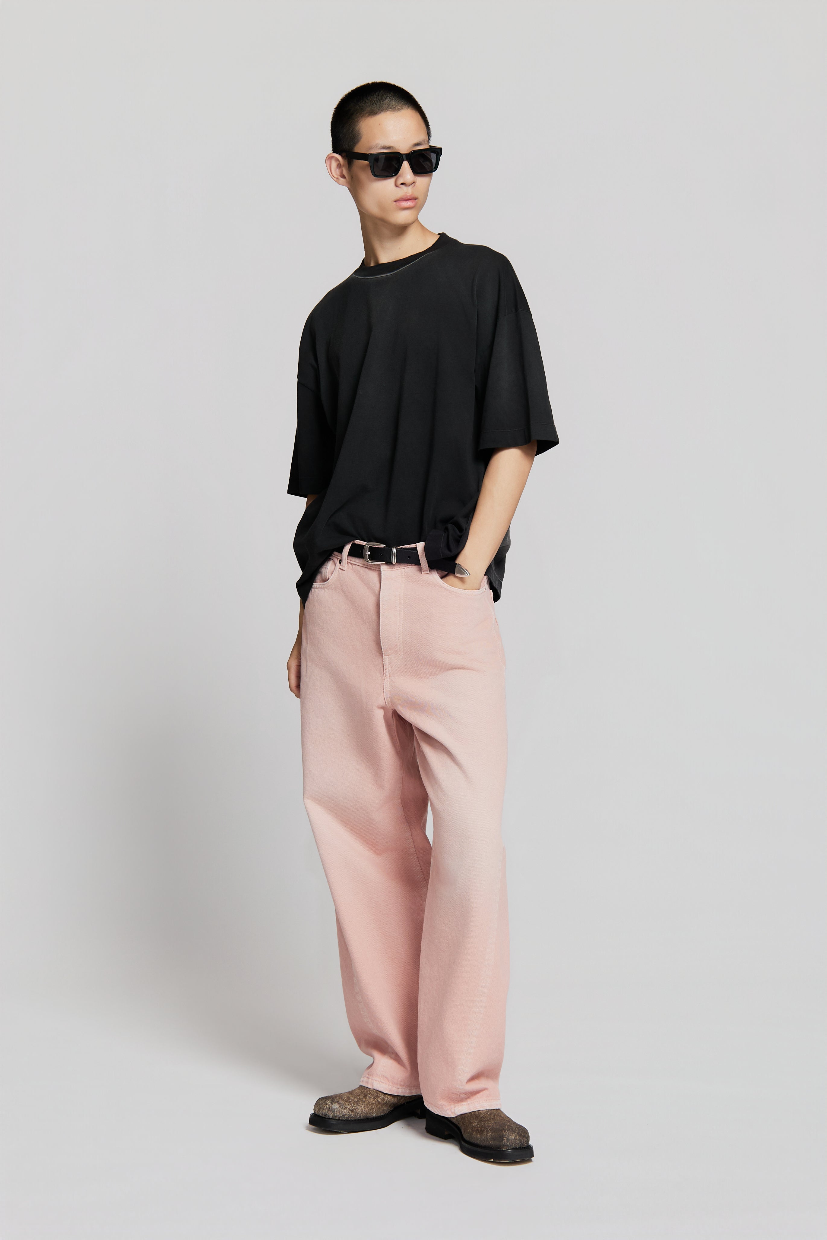 paura-Aura Oversized T-Shirt Black-15DP10020000001