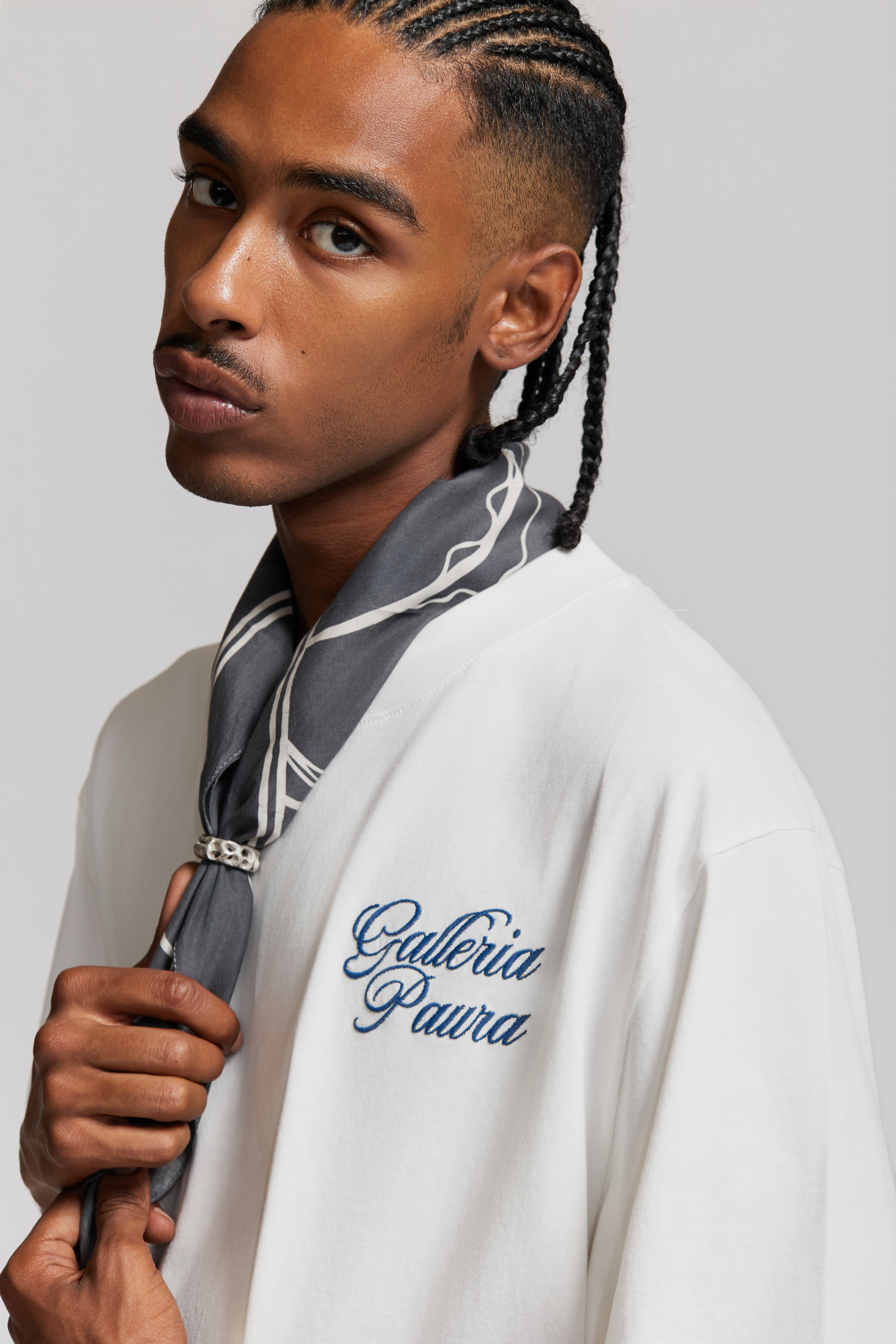 paura-Cleo Galleria Paura Corsivo T-Shirt Off White-15DP10032030020