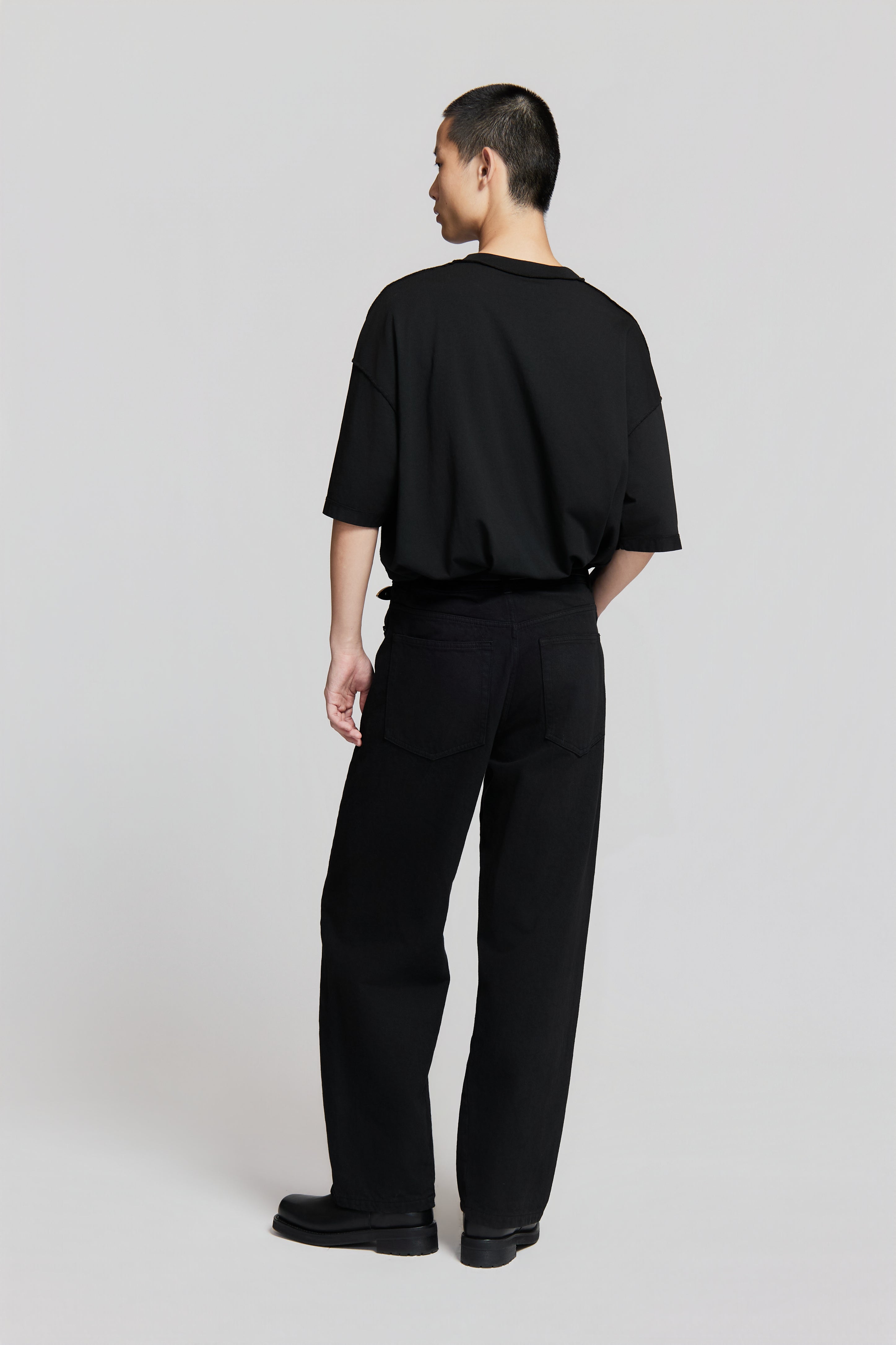 paura-Costa "Dbatgd" Oversized T-Shirt Black-15DP10021020001