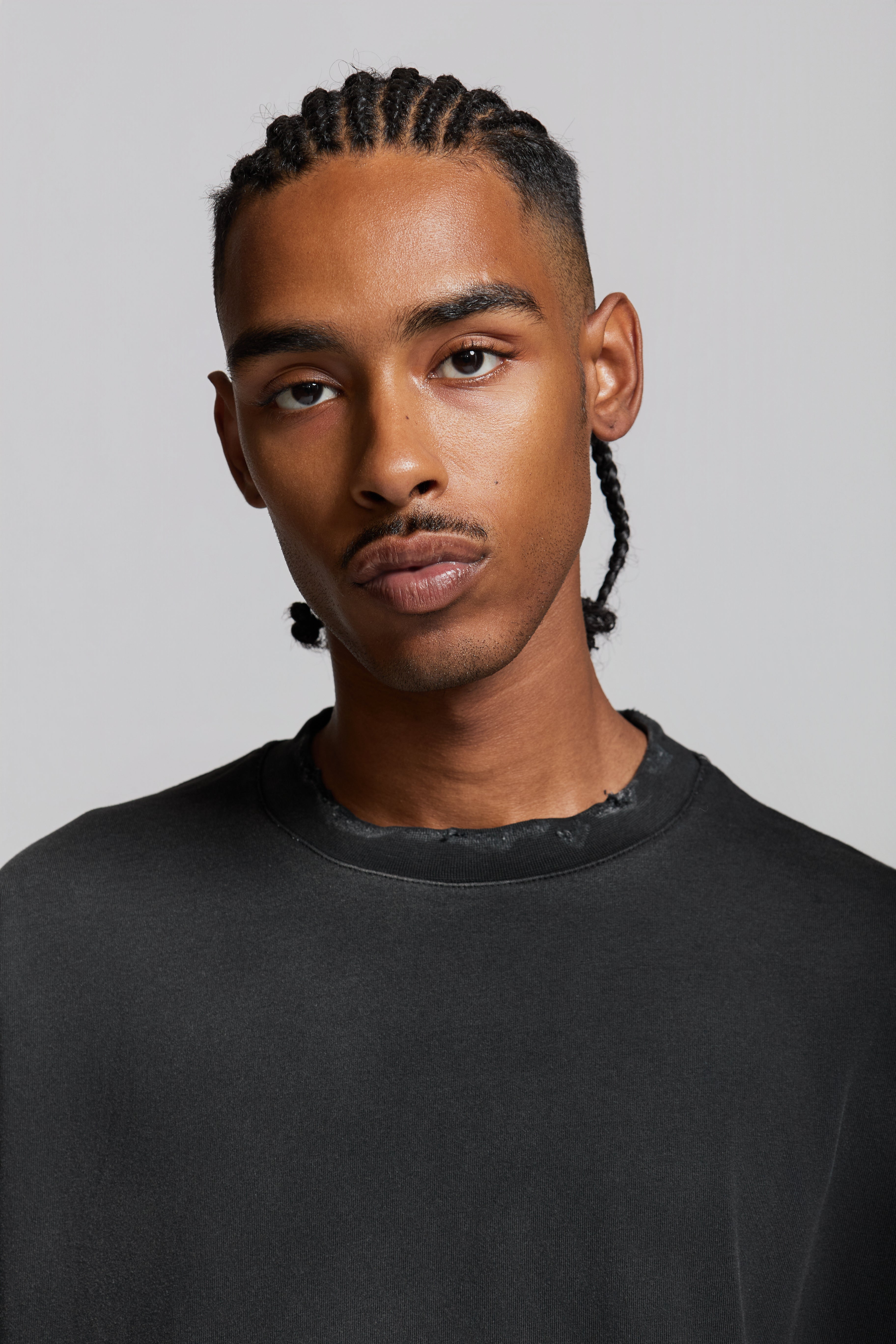 paura-Costa Oversized T-Shirt HQ Black-15DP10021010001