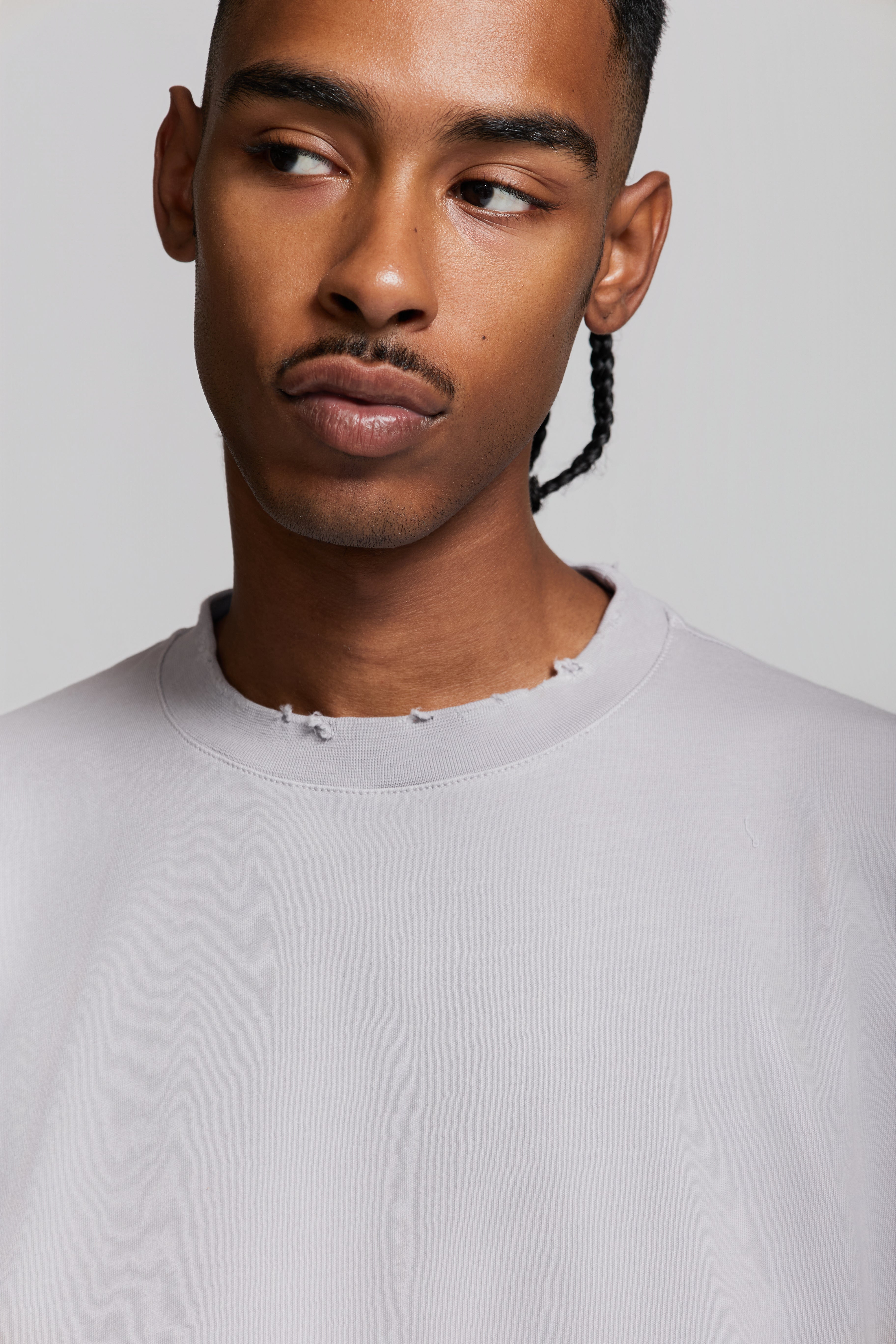 paura-Costa Oversized T-Shirt Lilac-15DP10020000003