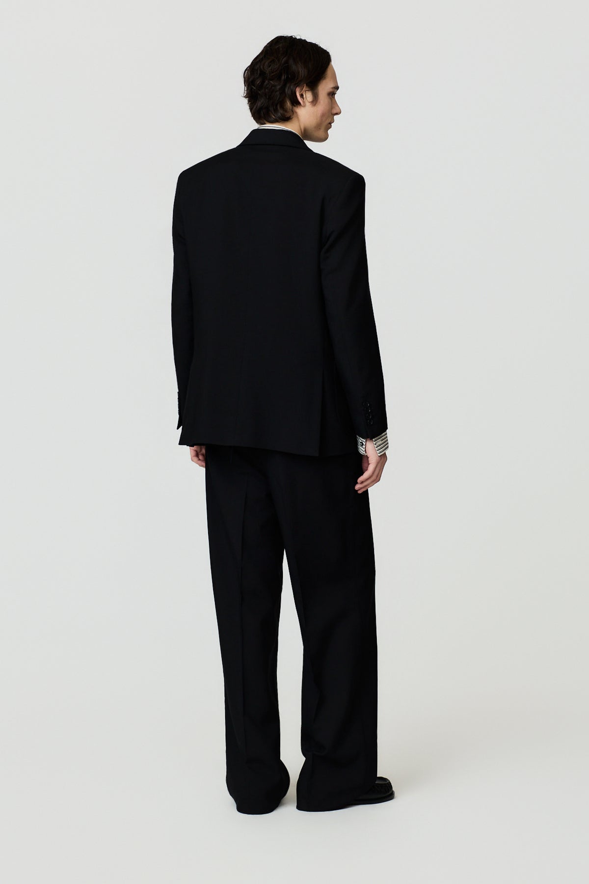 paura-Crew Single-Breasted Jacket - Black-14DP00070000090
