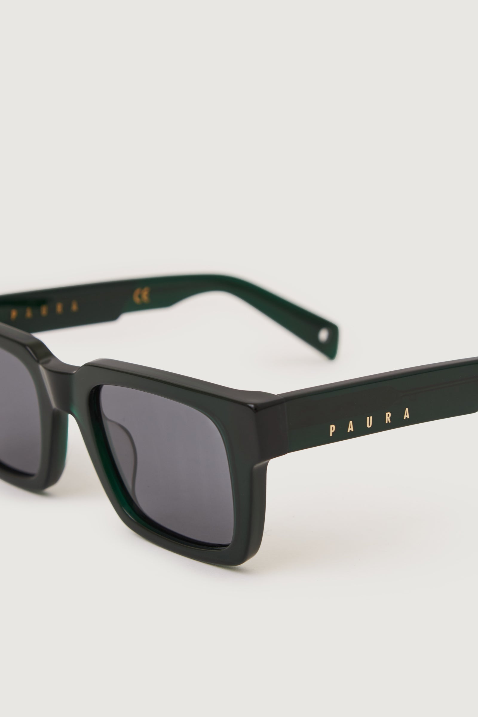 paura-Delirio Sunglasses Black Green/Grey Lens-