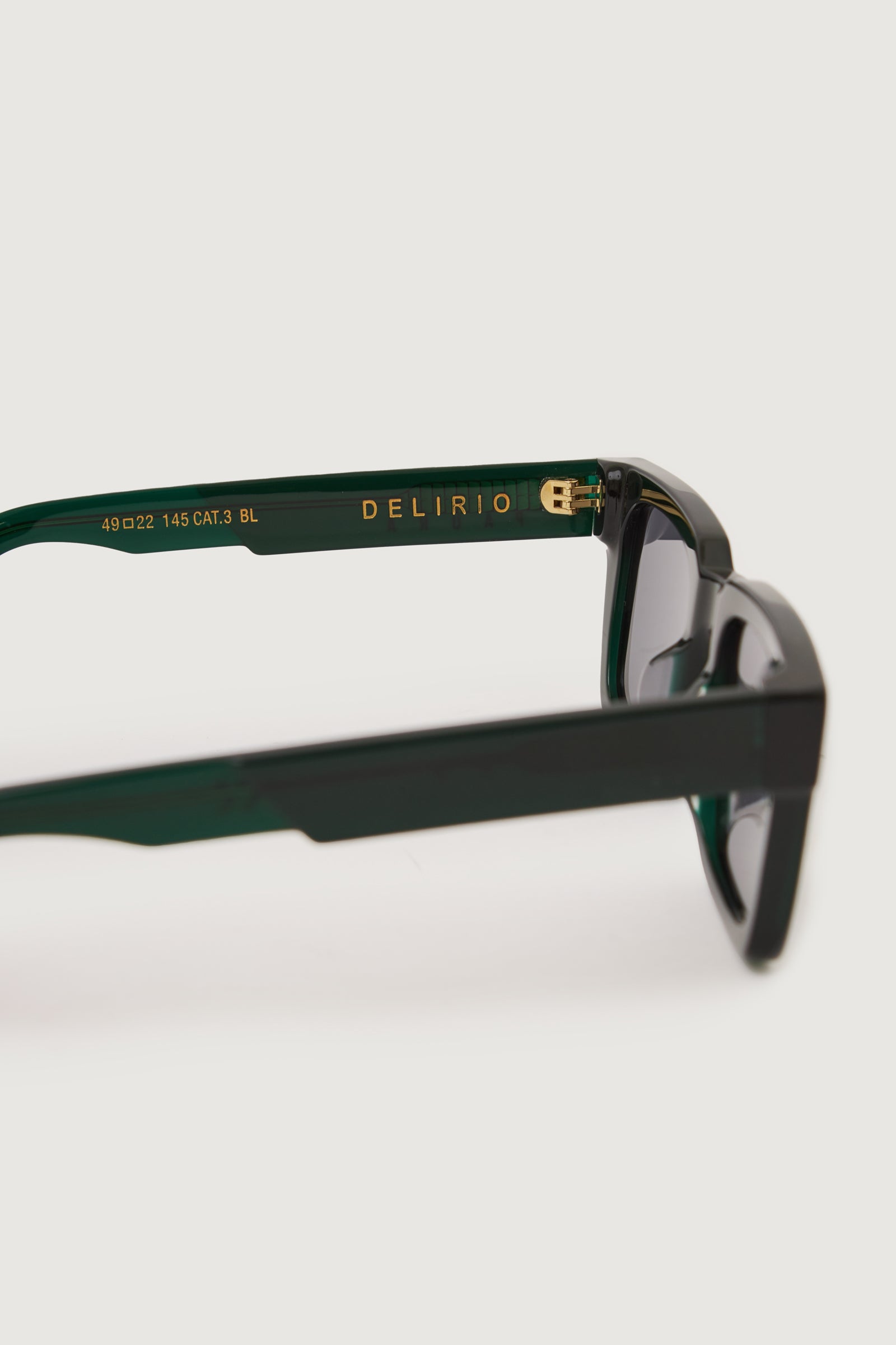 paura-Delirio Sunglasses Black Green/Grey Lens-