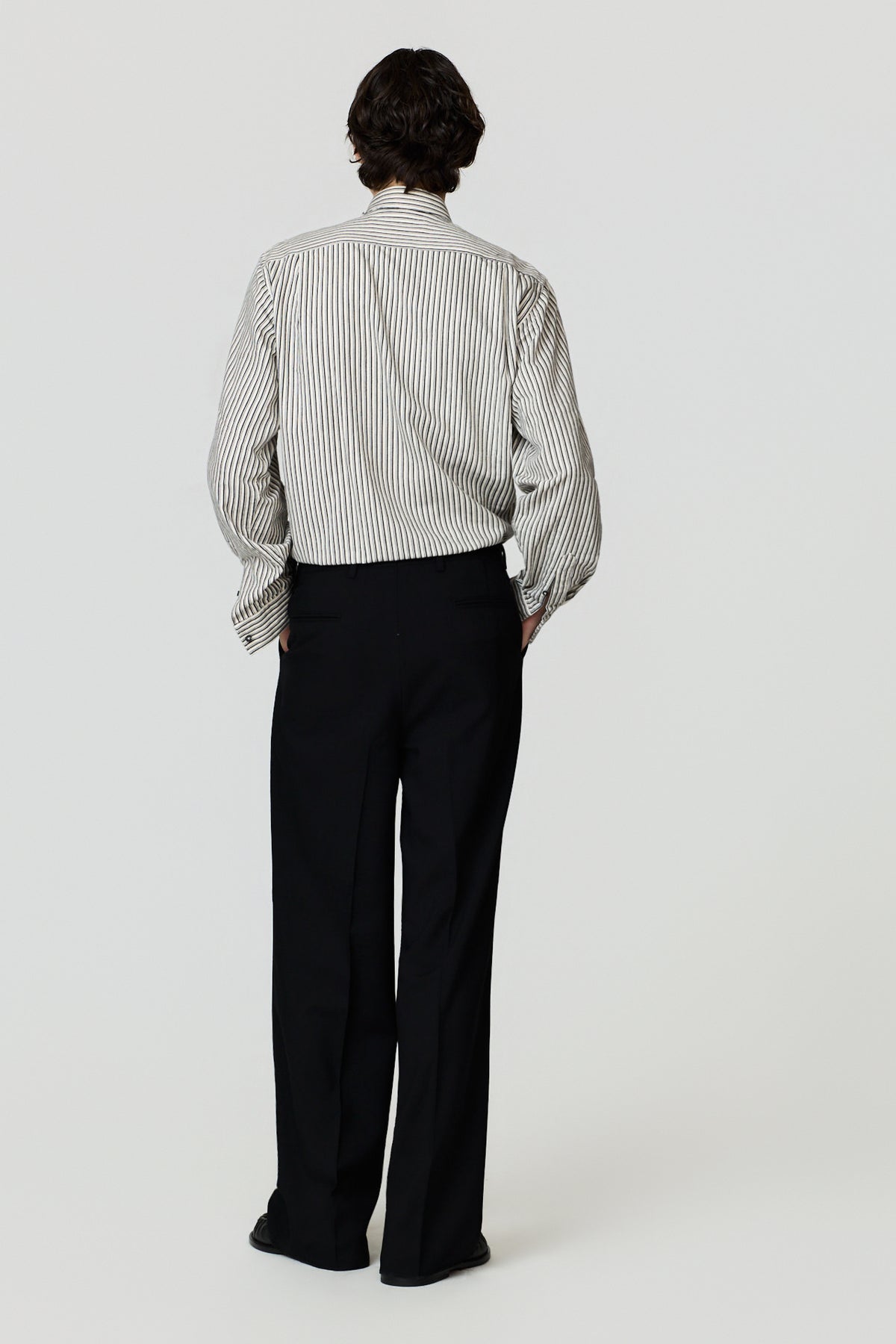 paura-Egon Wide-Leg Trousers - Black-16DP40040000001