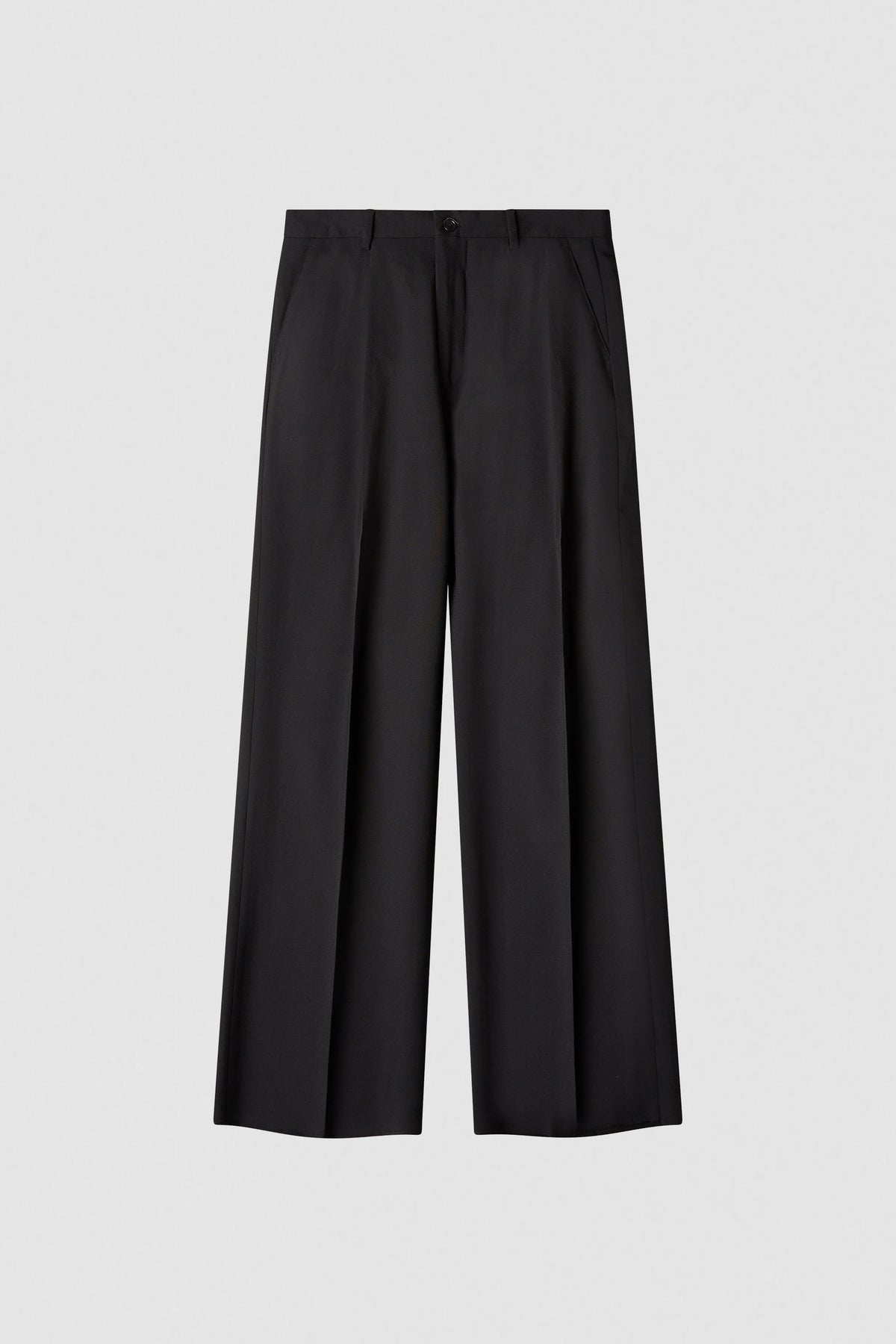 paura-Egon Wide-Leg Trousers - Black-16DP40040000001