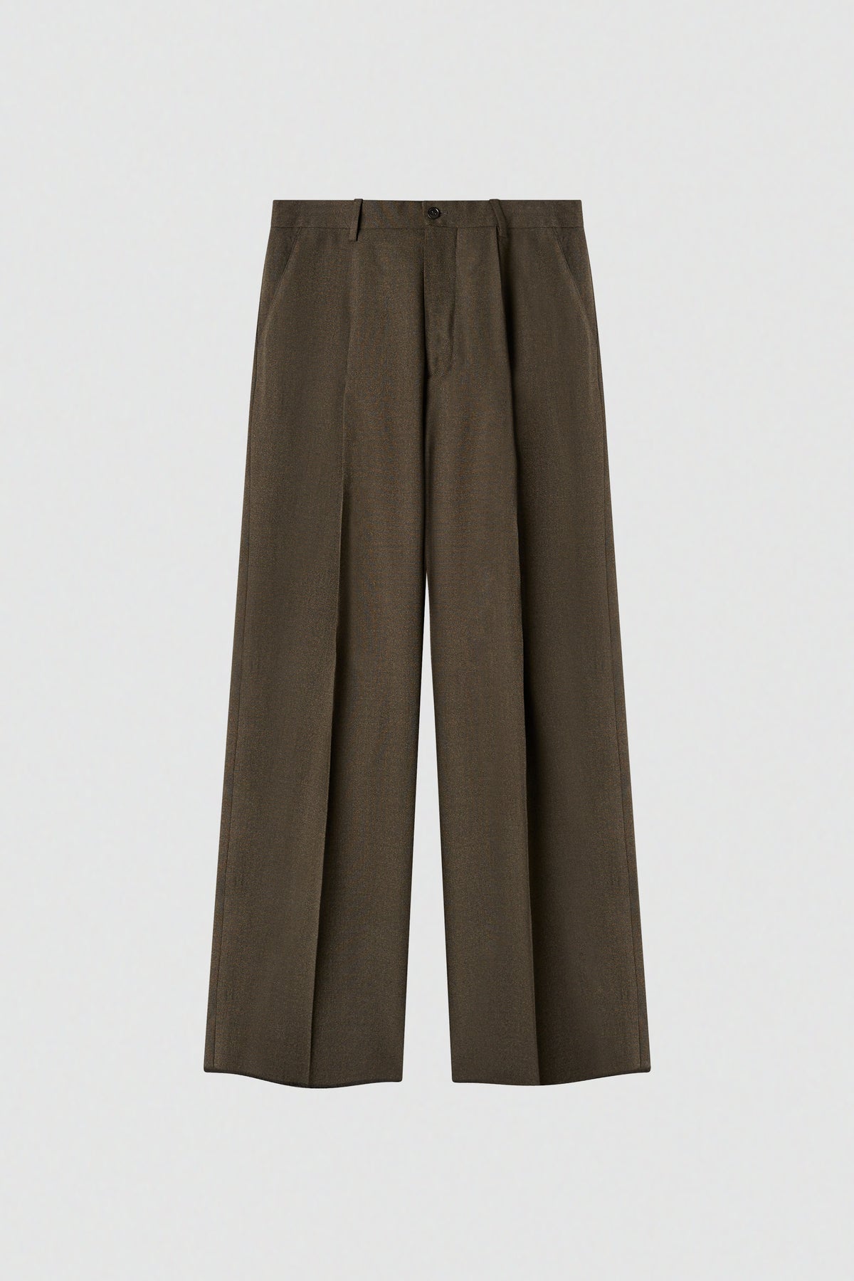 paura-Egon Wide-Leg Trousers - Dark Green-