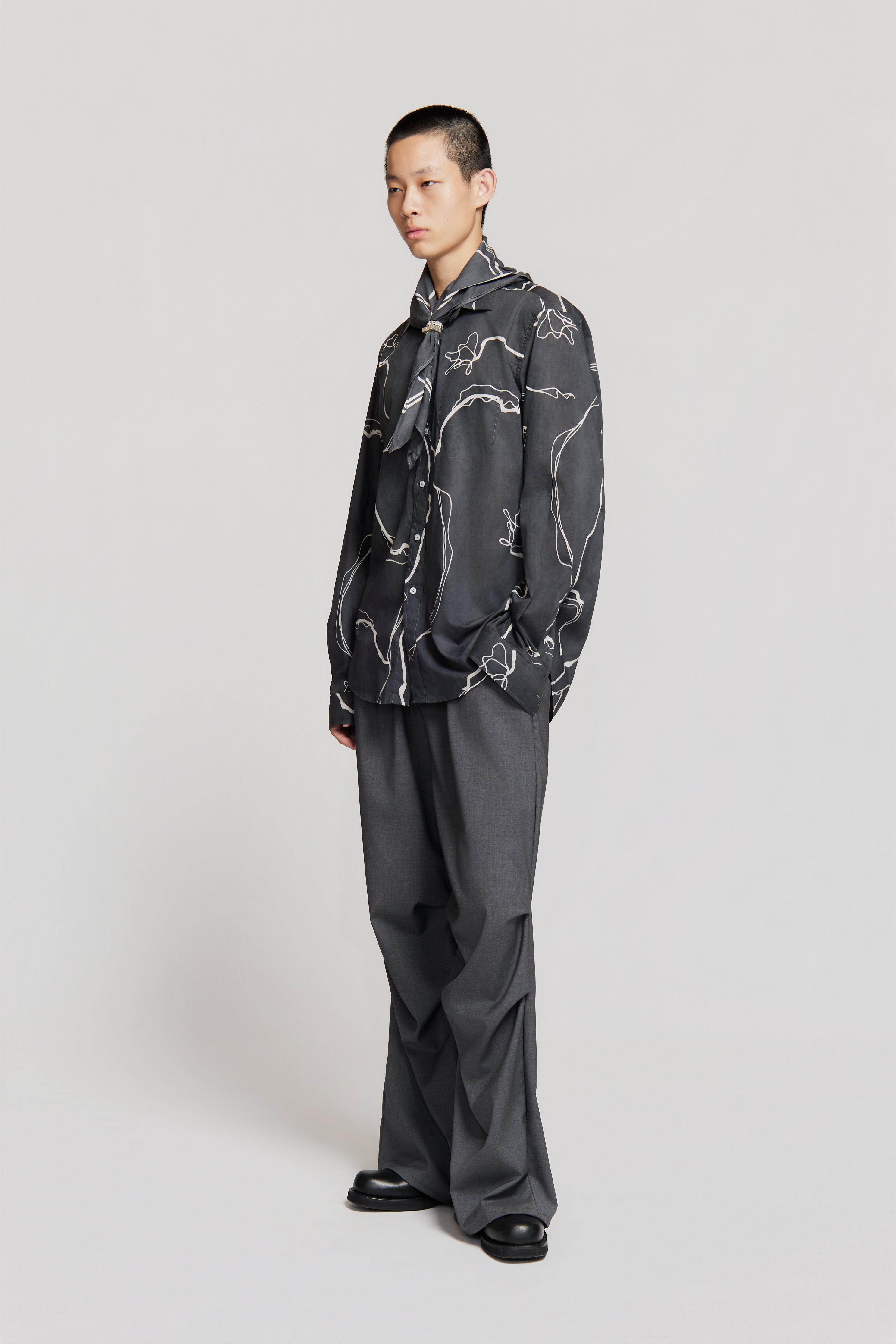 paura-Fedone Shirt Black/White-15DP20030000001