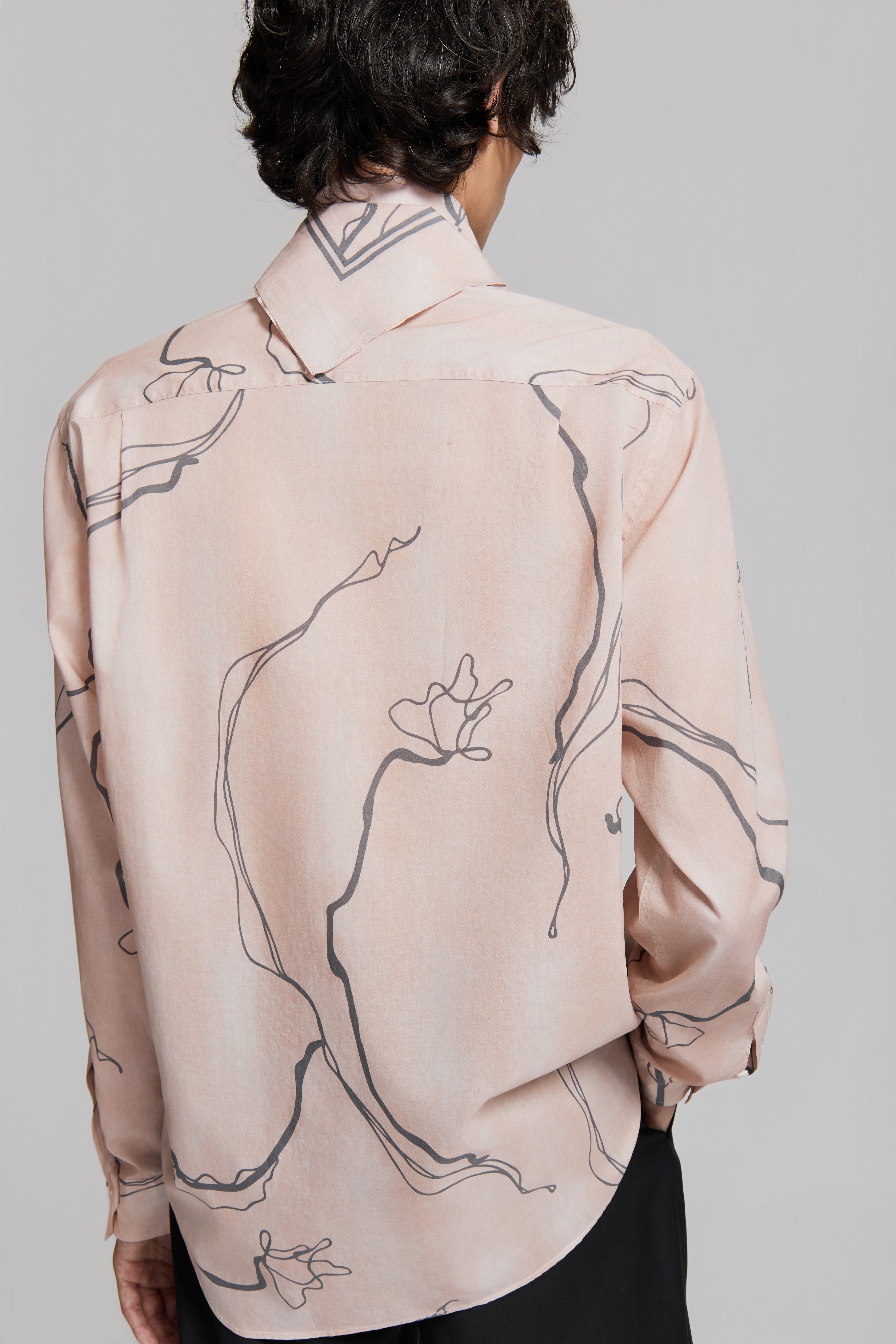 paura-Fedone Shirt Pink/Grey-15DP20030000026
