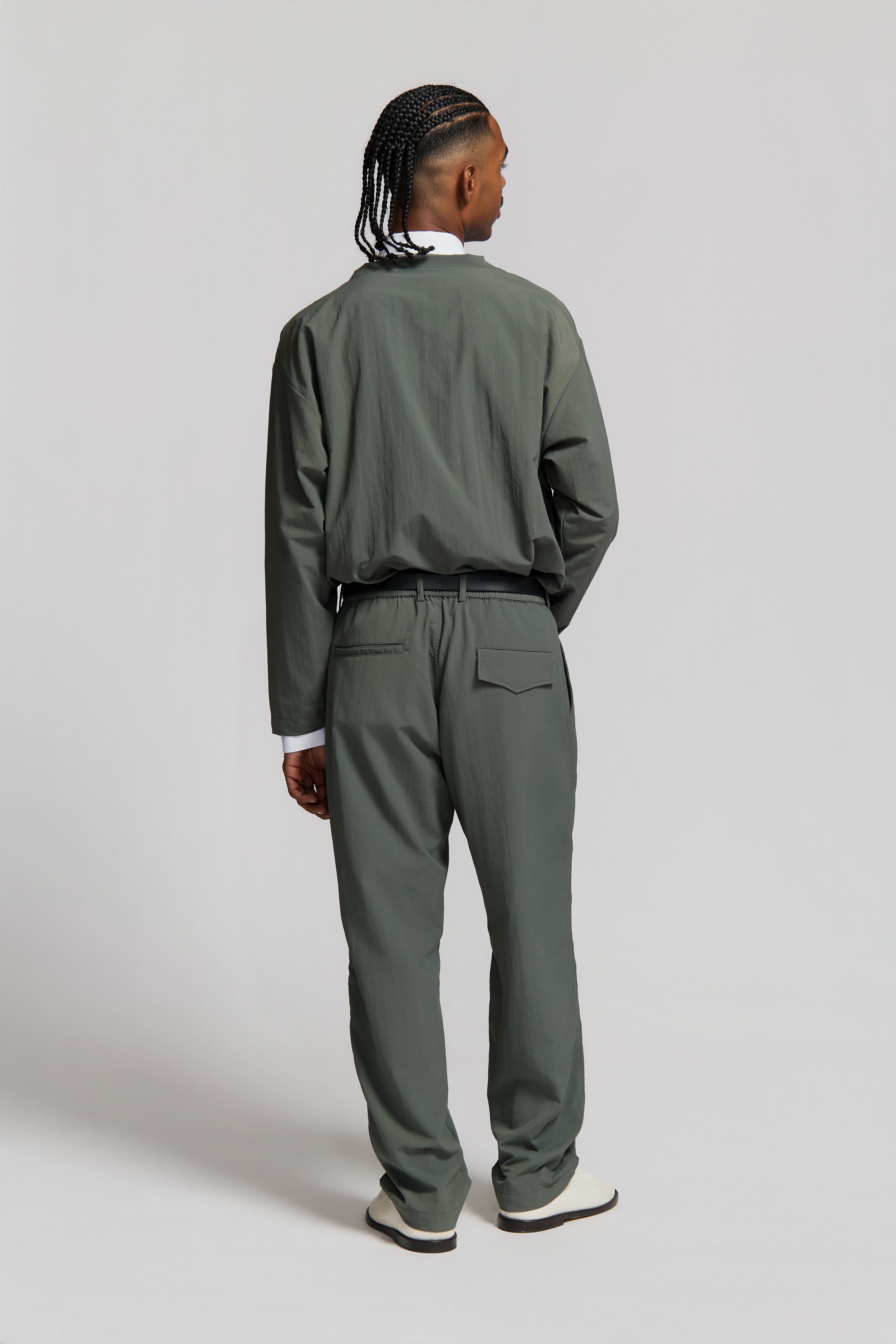 paura-Gerard Pants Dark Green-