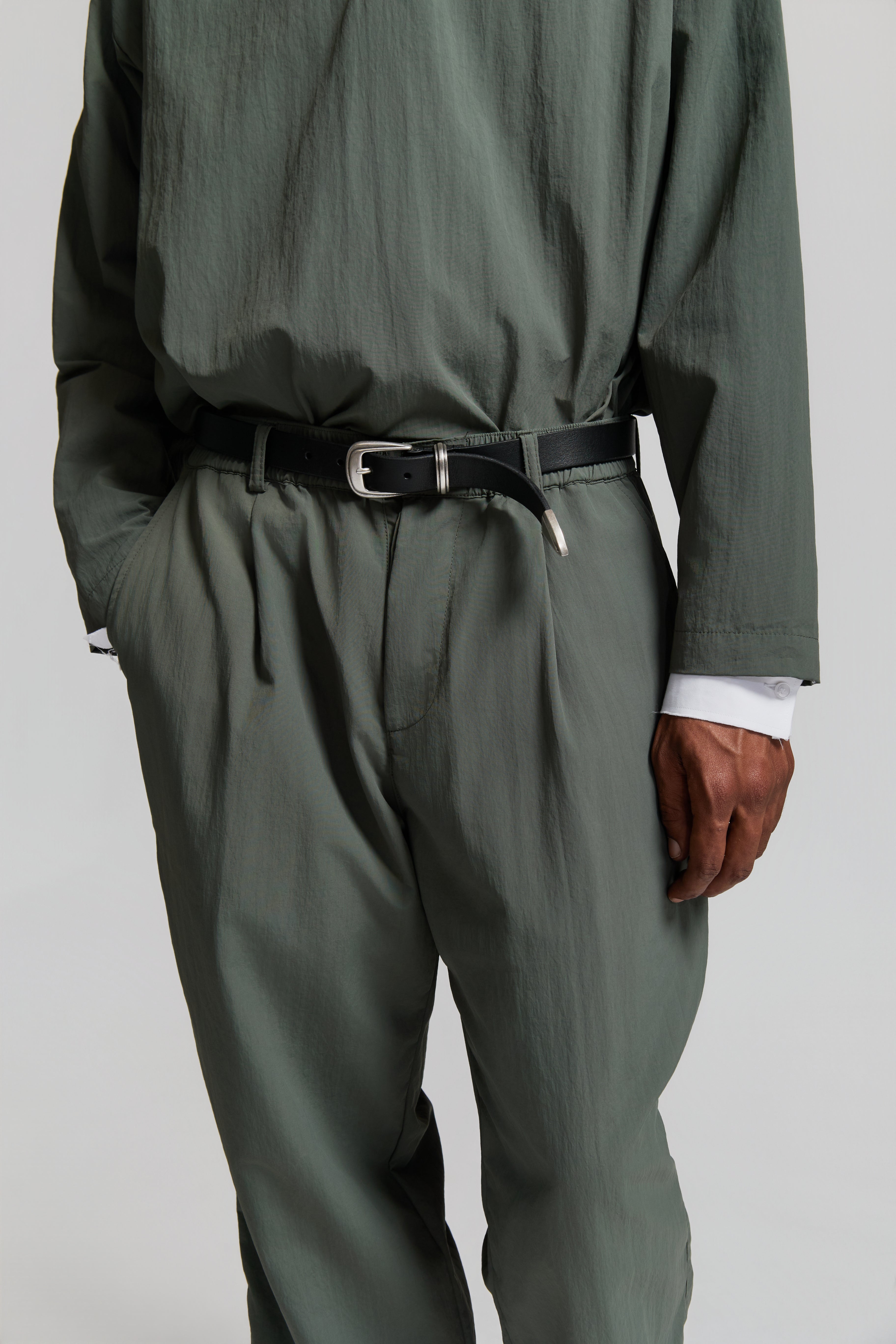 paura-Gerard Pants Dark Green-