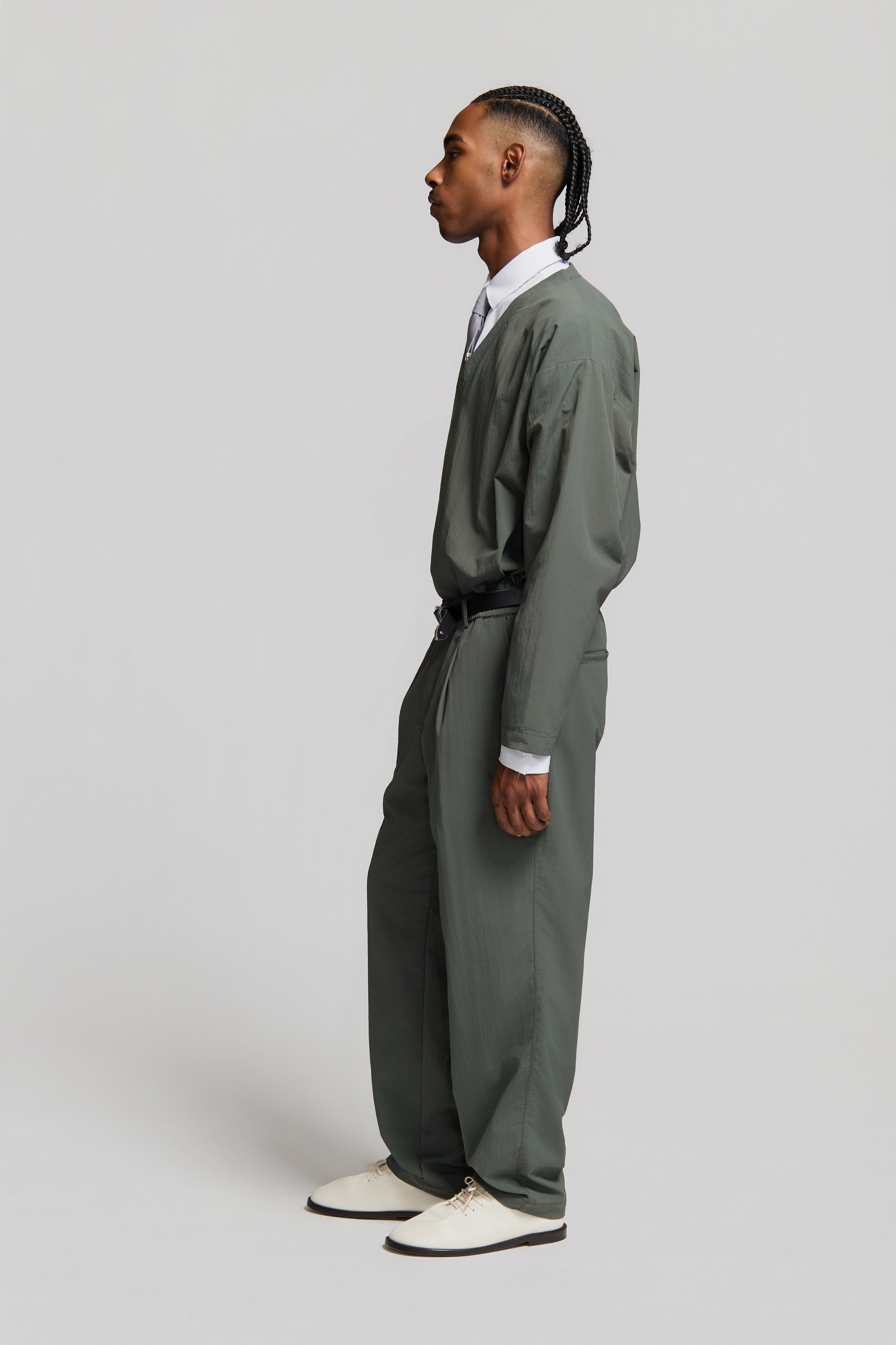 paura-Gerard Pants Dark Green-