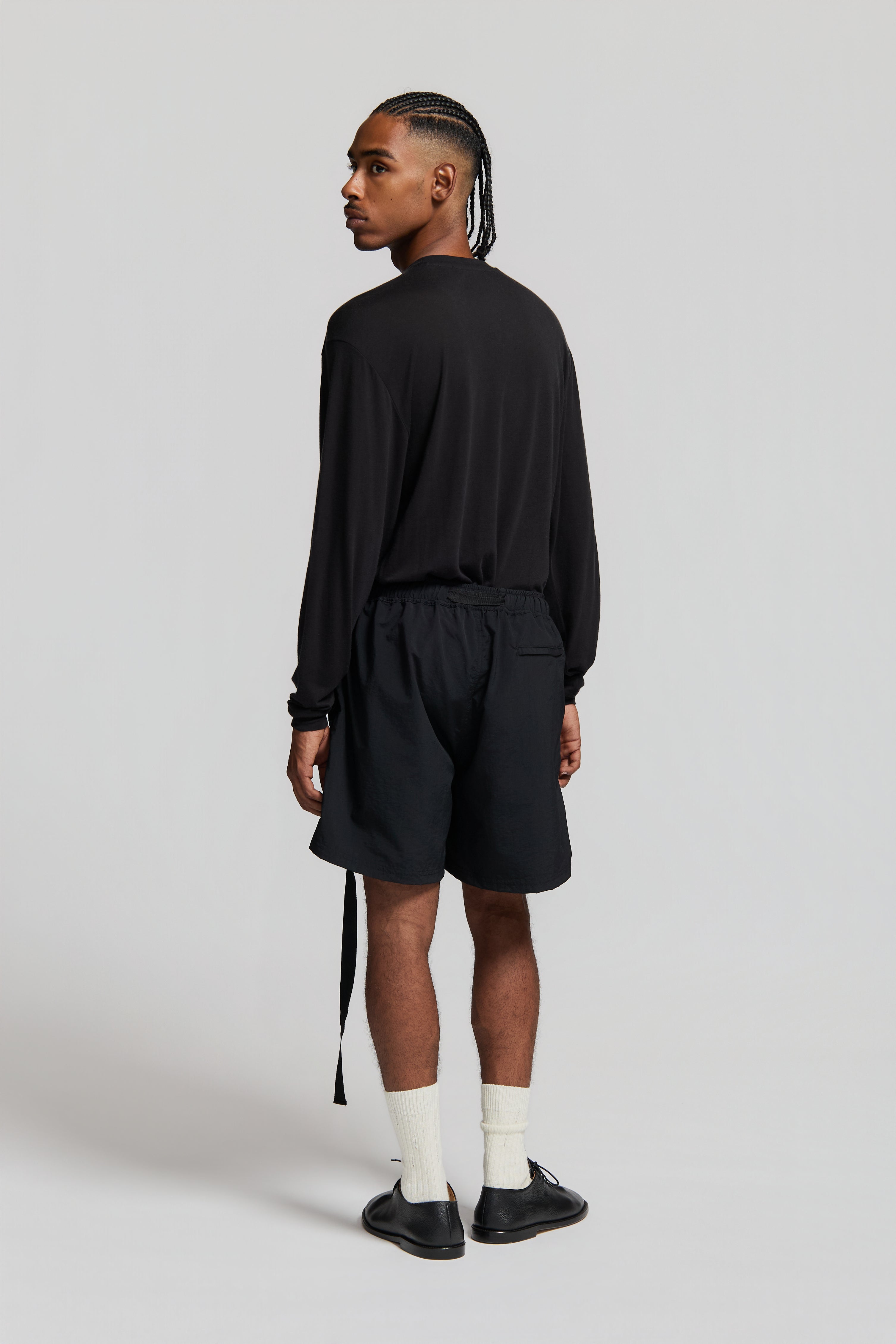 paura-Harlem Shorts Black-15DP40160000001