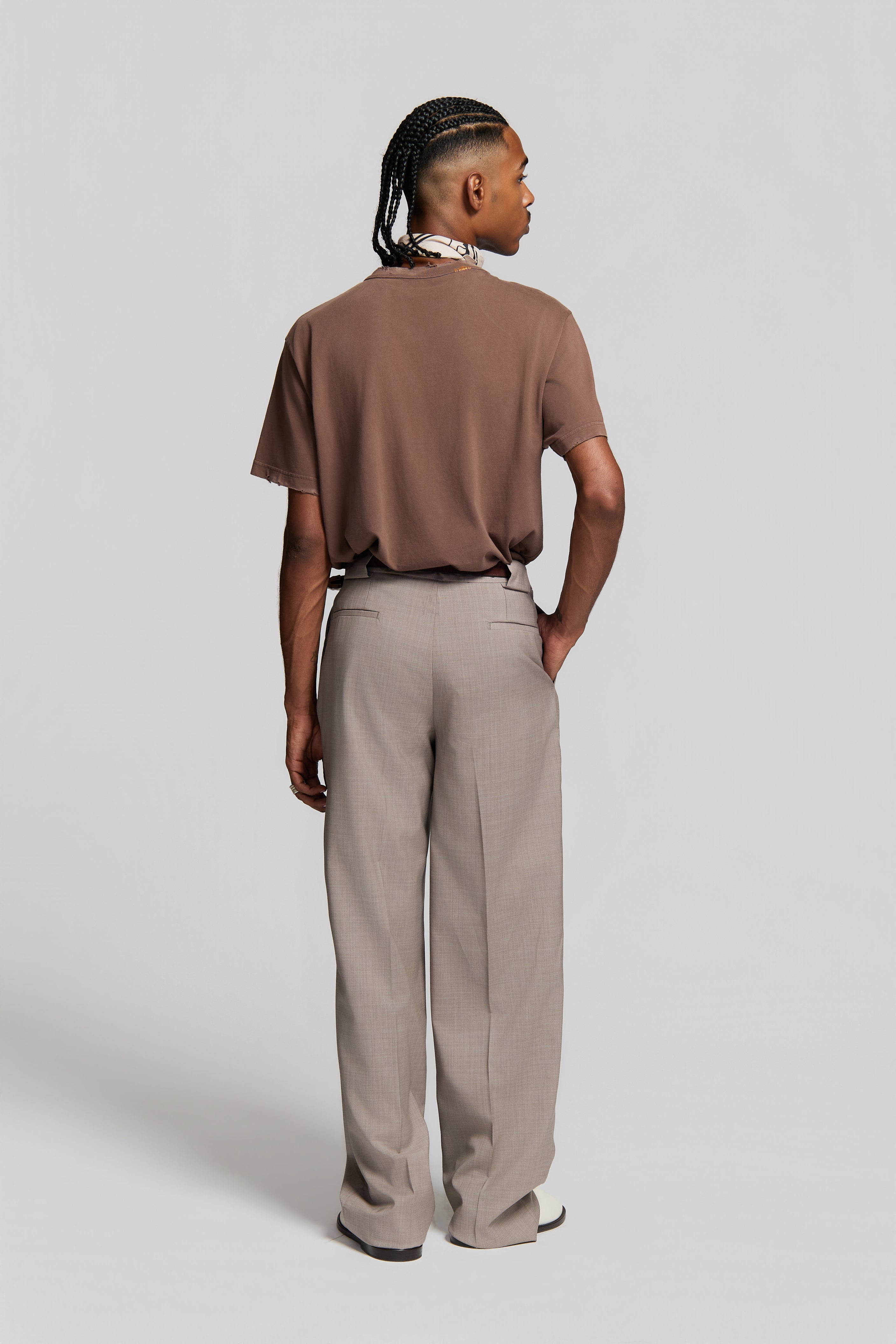 paura-Kansas Regular T-Shirt Brown-15DP10050000016