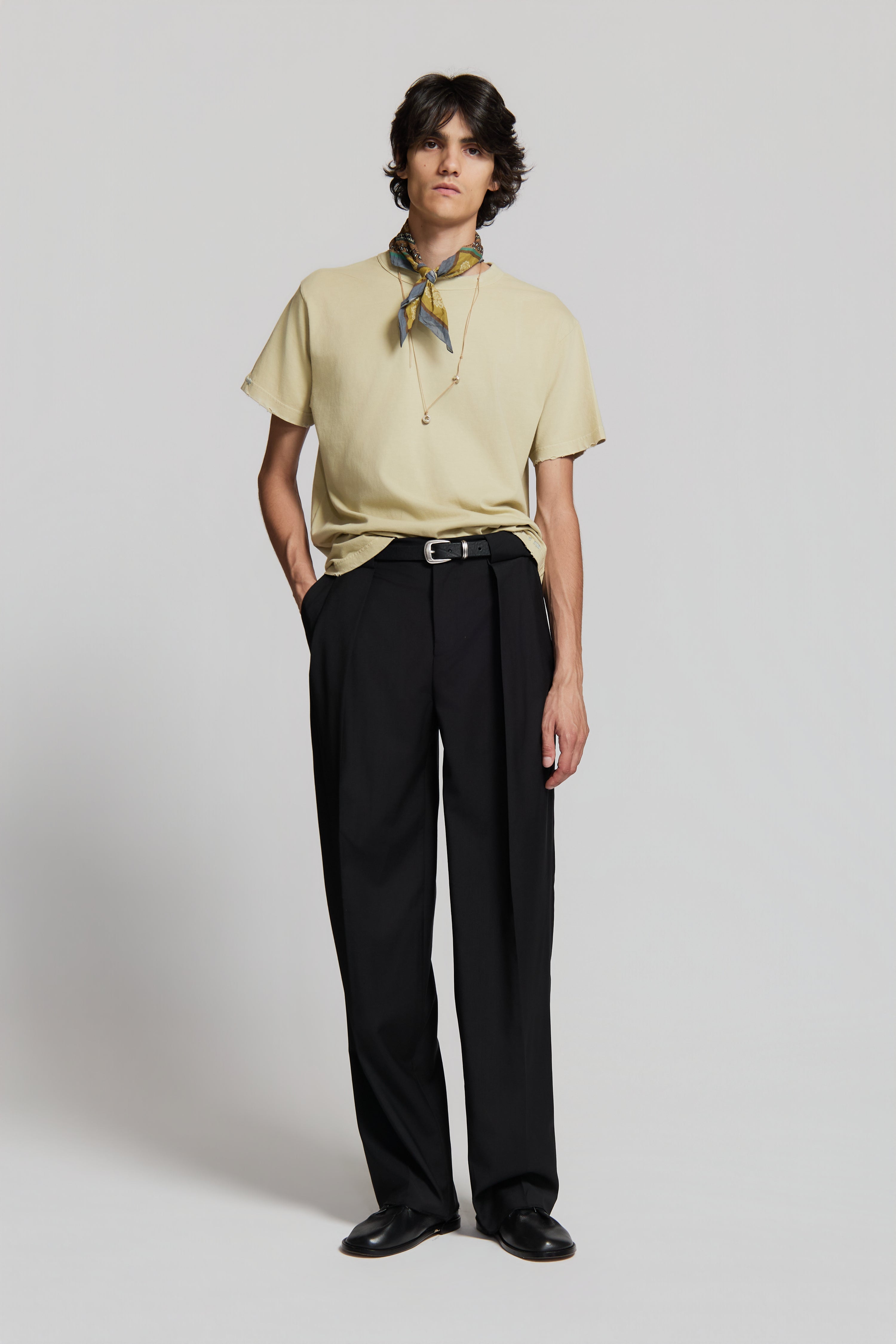 paura-Kansas Regular T-Shirt Sage-15DP10050000014