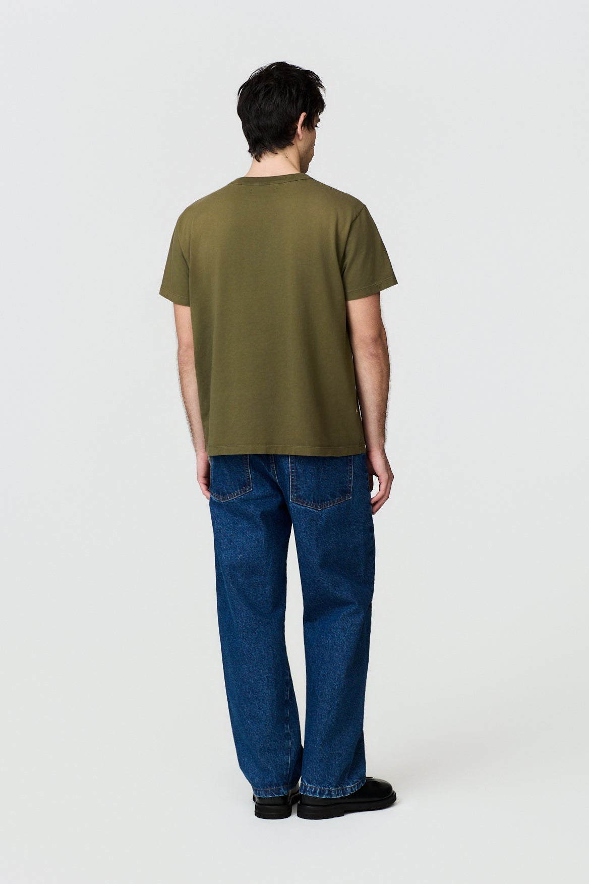paura-Kansas Regular Tee - Military Green-16DP10052040068