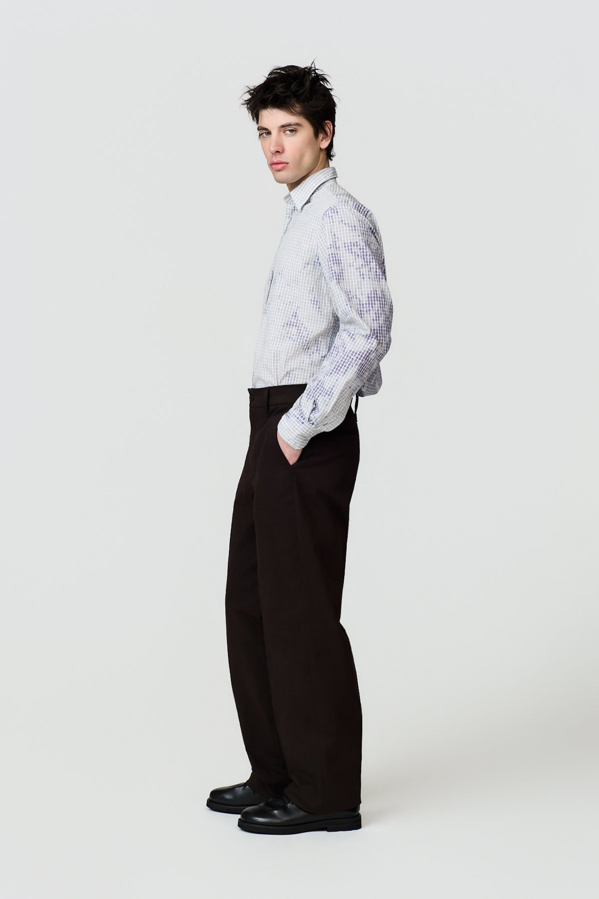 paura-Lico Wide-Leg Trousers - Espresso-14DP40180000090
