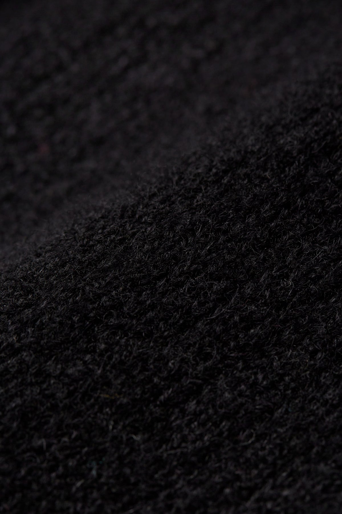 paura-Malenia Plain-Knit Wool Crewneck - Black-16DP60130000001