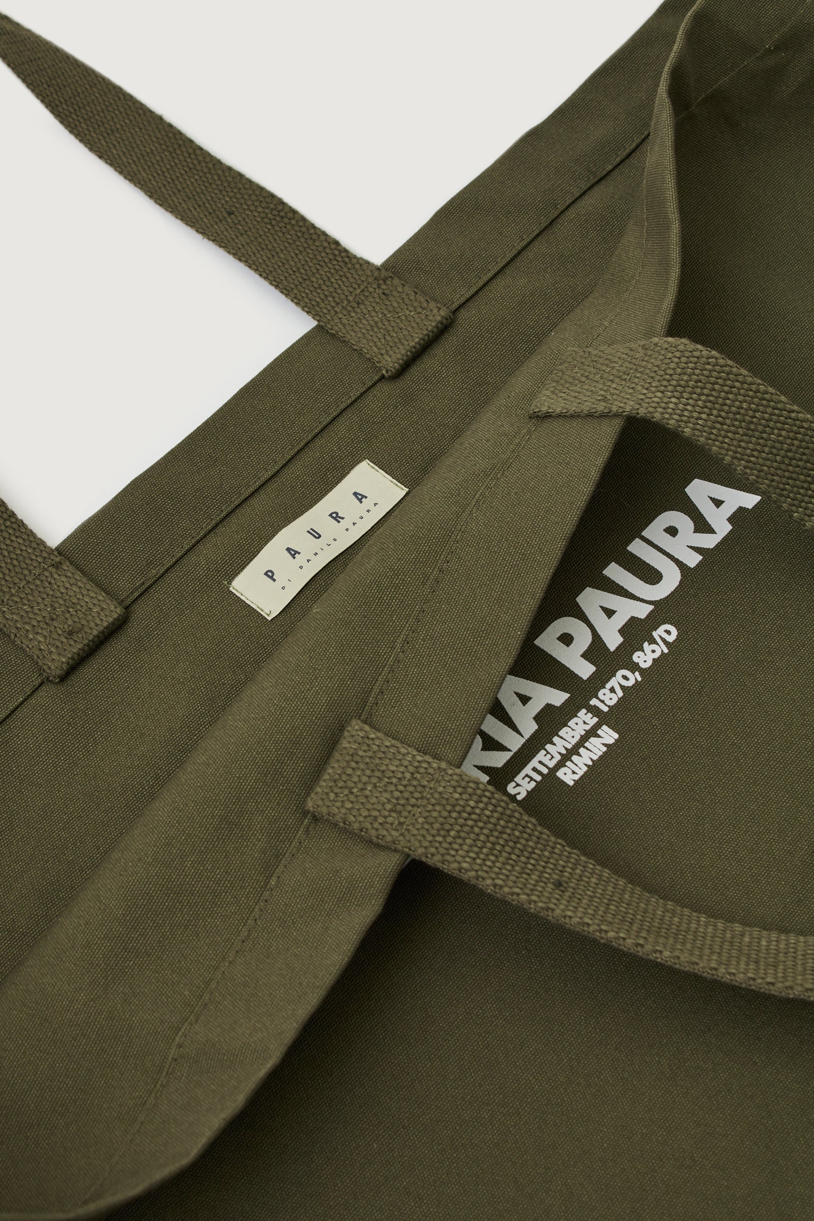 paura-Nora Tote Bag Military Green-