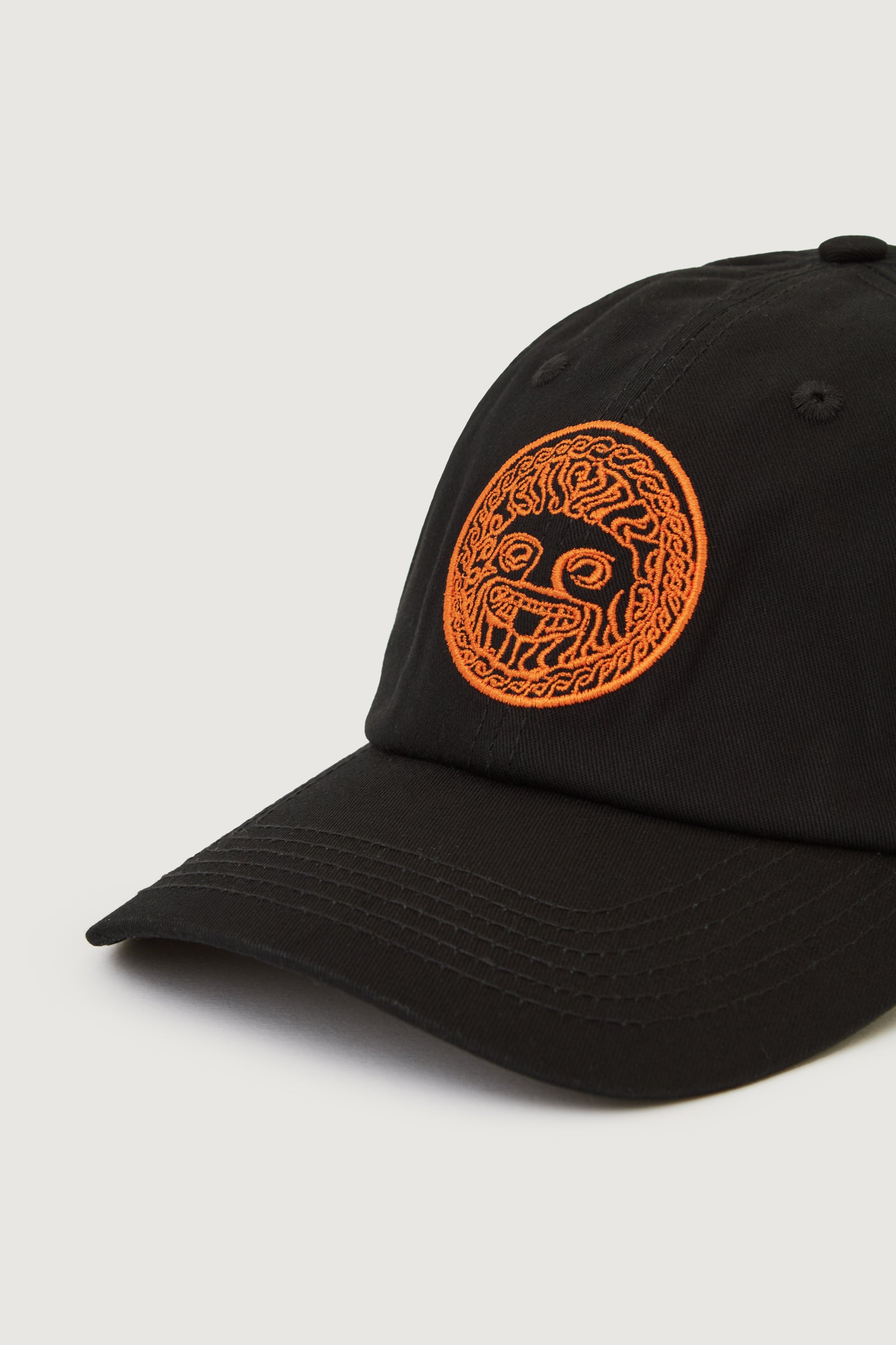 paura-Ray Dad Hat Black/Orange Fibra-