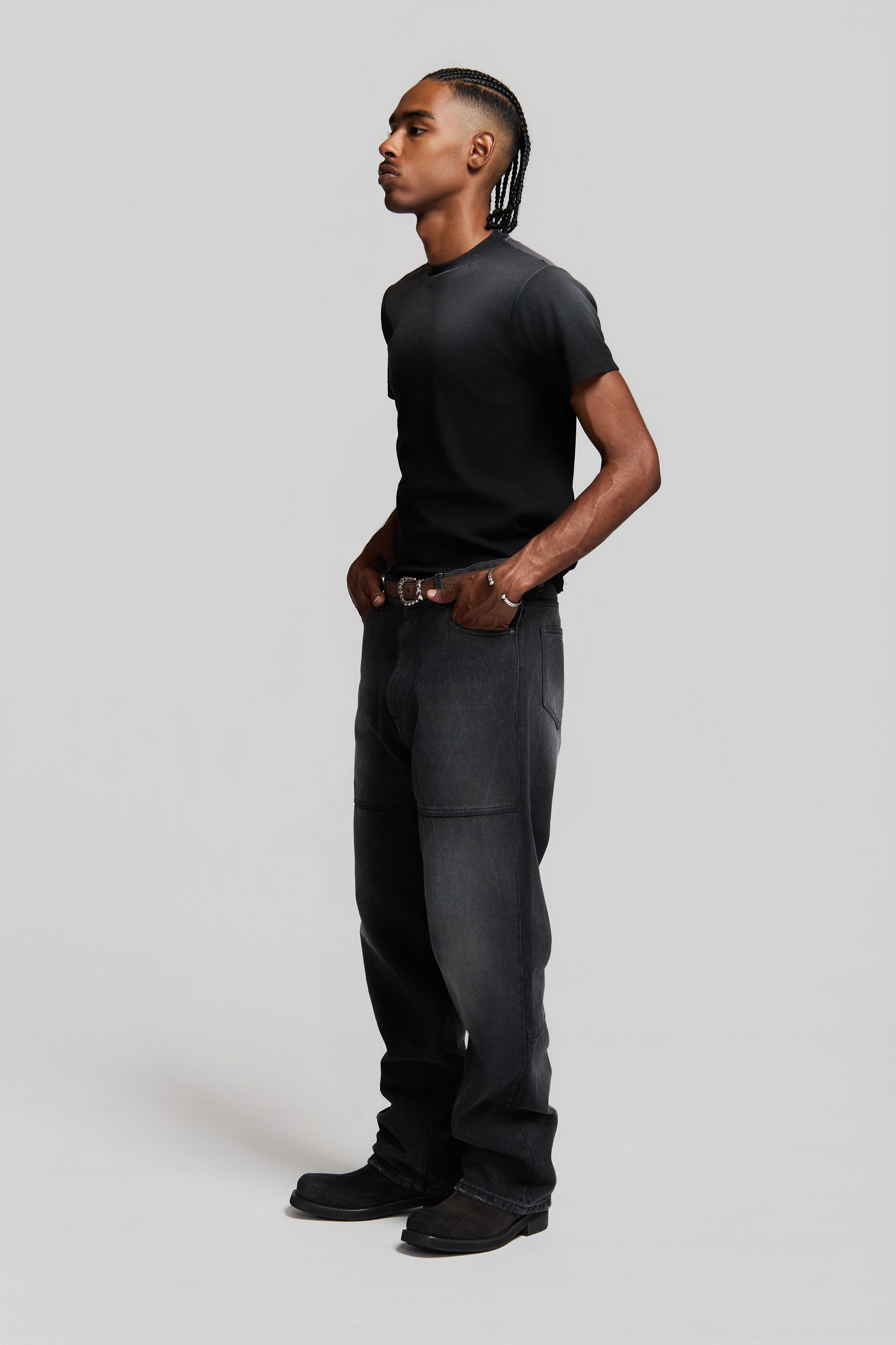 paura-Sofian Denim Black-15DP40120000001
