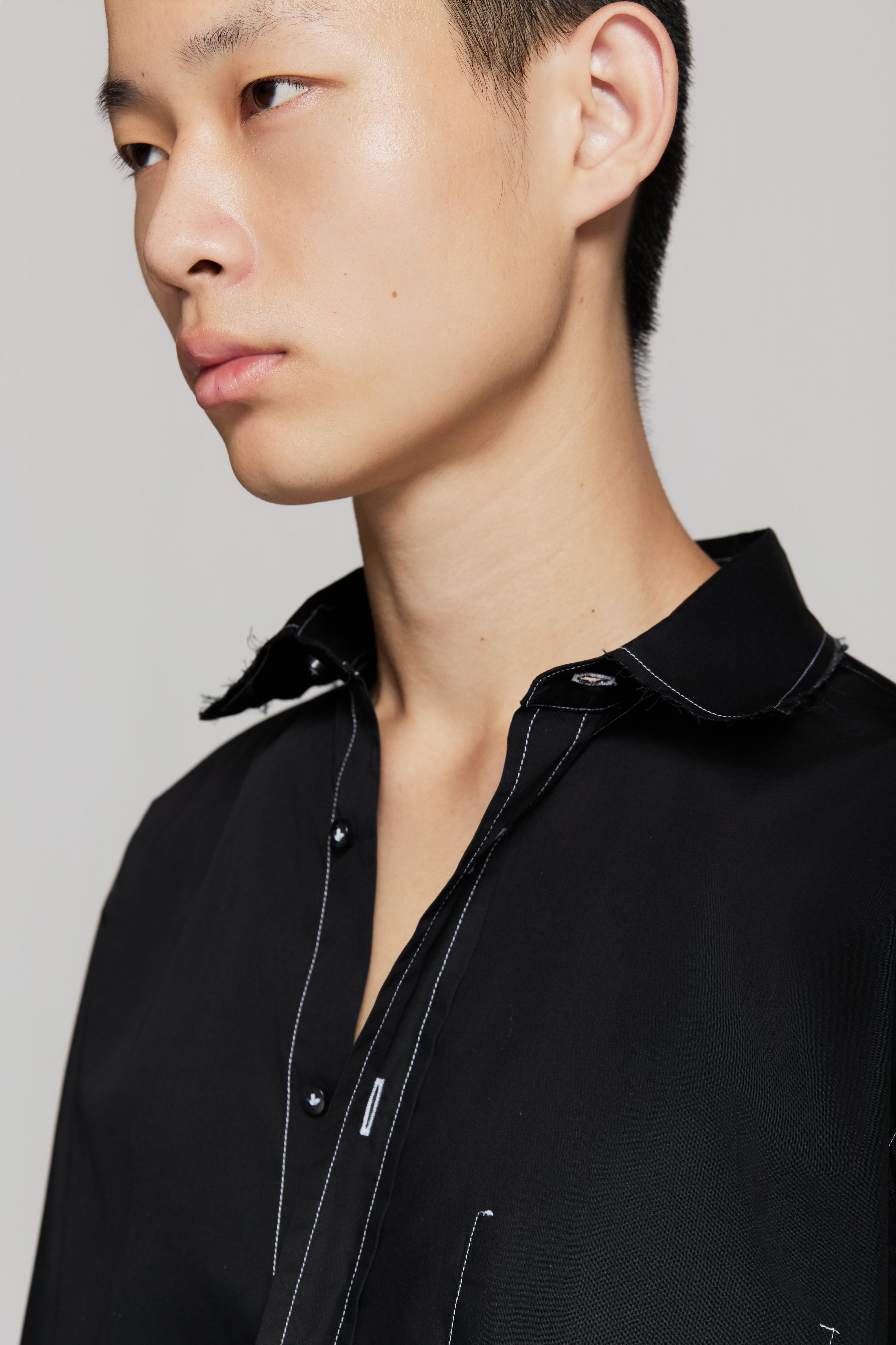 paura-Talete Shirt Black-15DP20050000001
