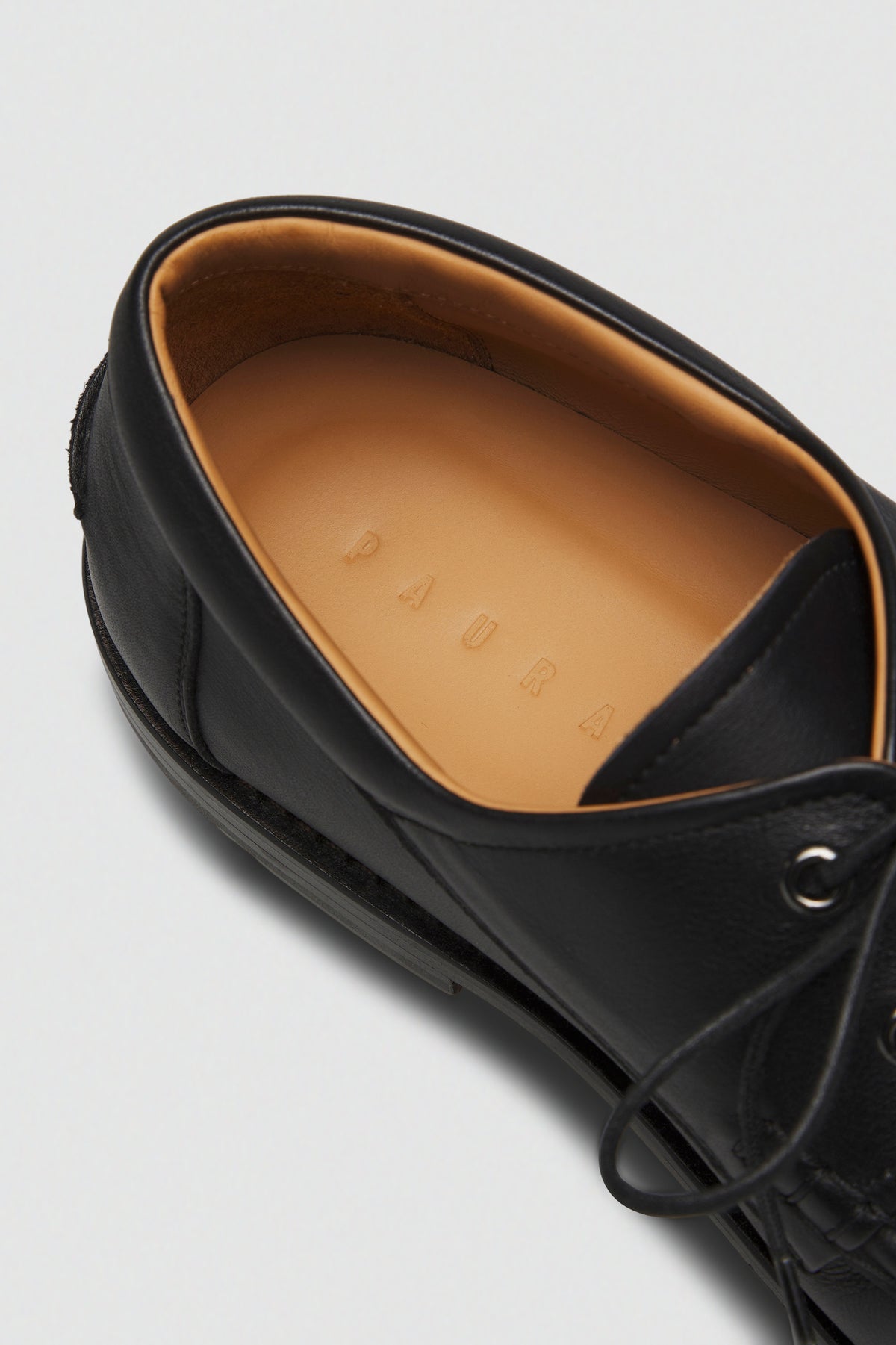 paura-Tuco Boat Shoes - Black-16DP90080000001