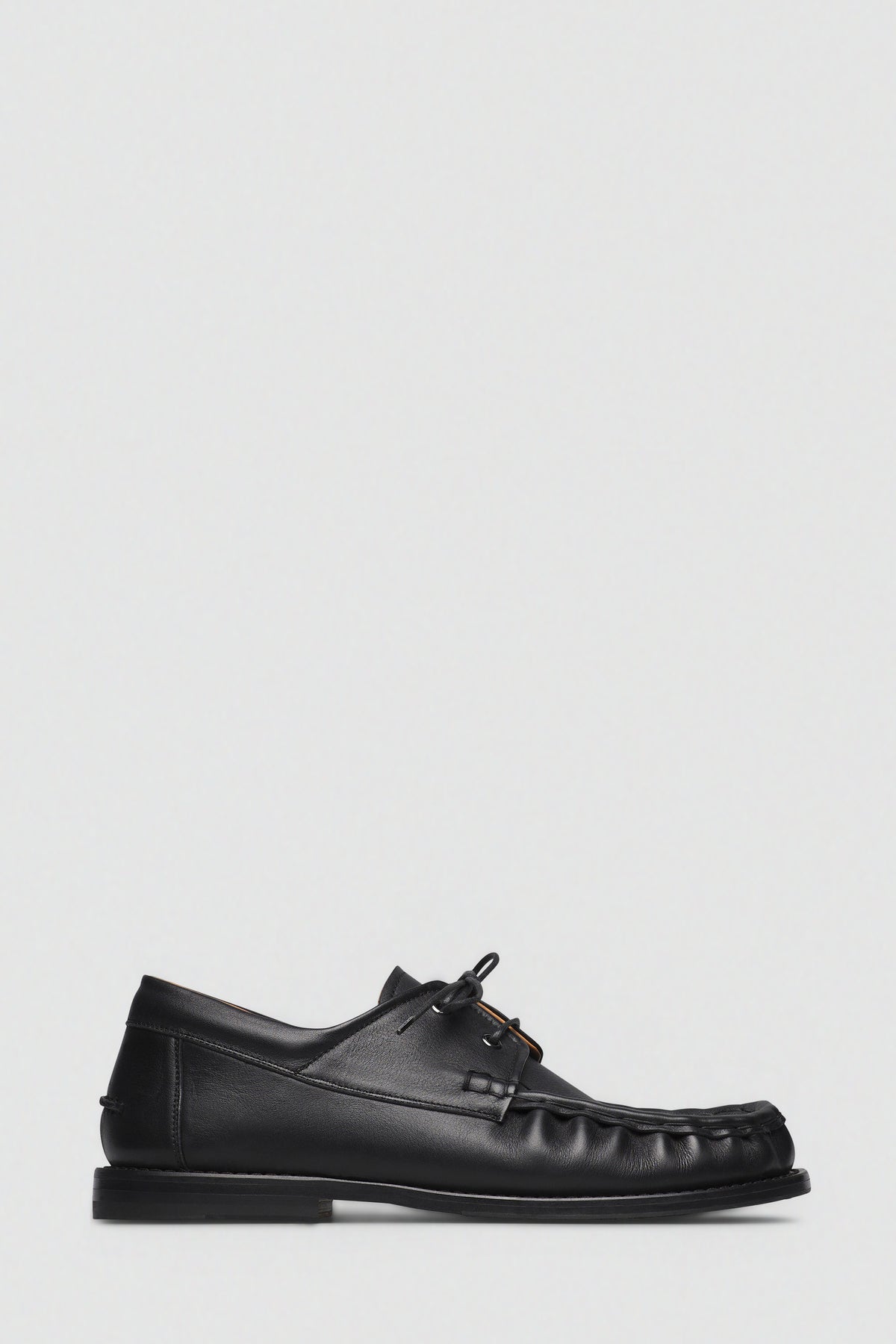 paura-Tuco Boat Shoes - Black-16DP90080000001