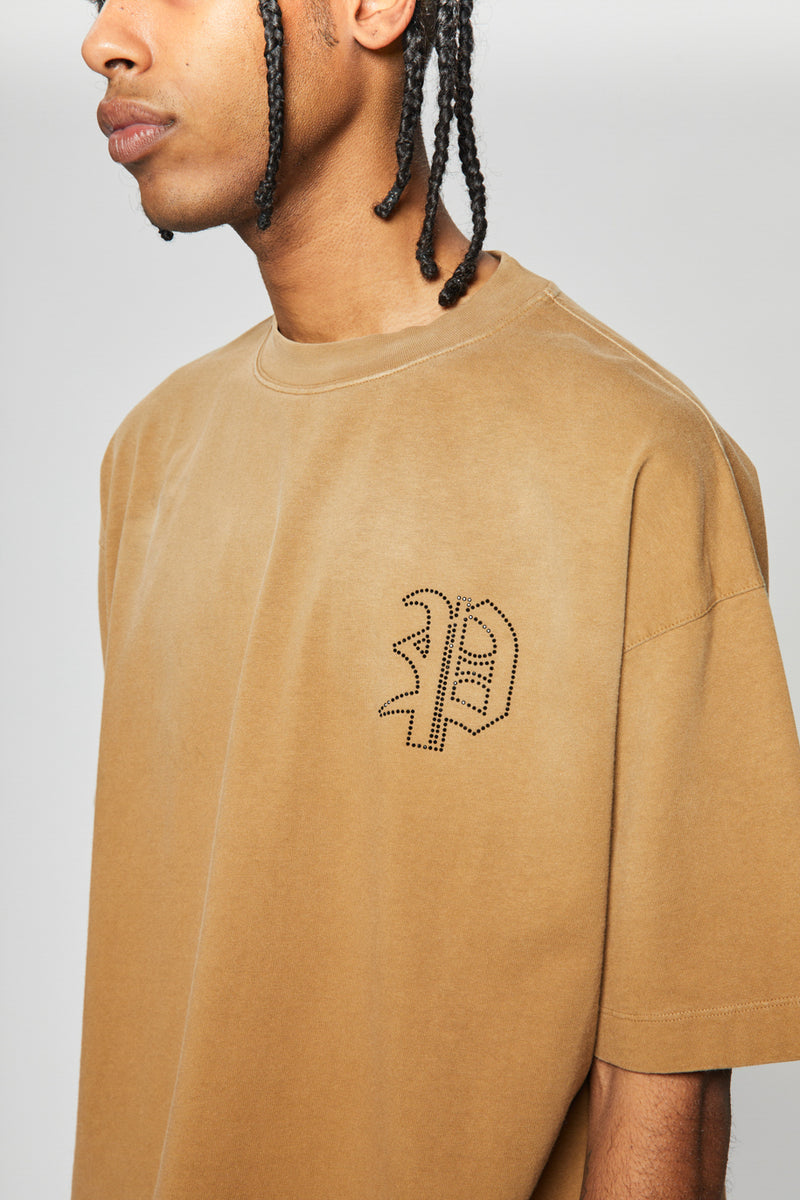 COSTA OVERSIZED T-SHIRT BROWN