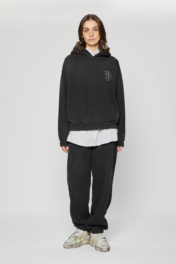 ISMAEL OVERSIZED HOODIE BLACK