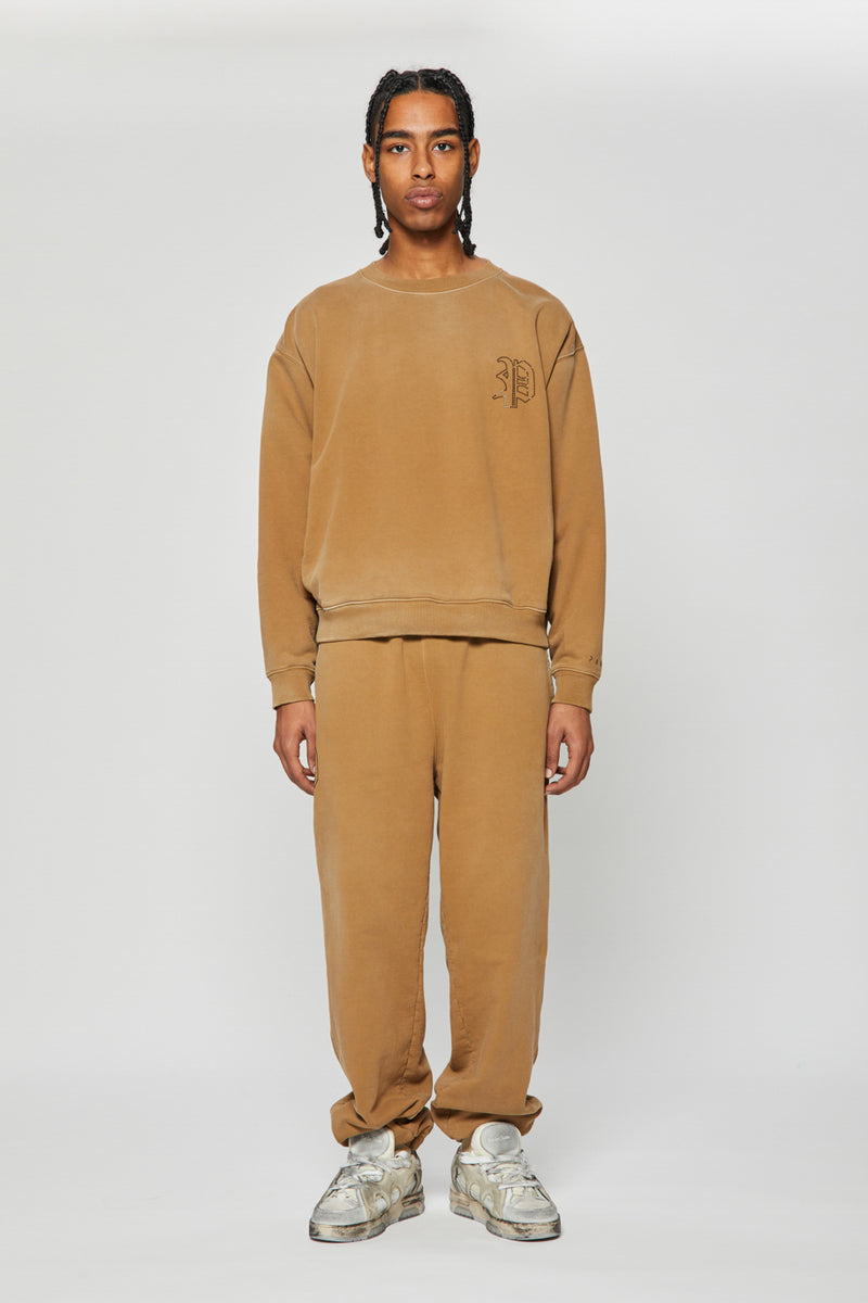NADIR OVERSIZED CREWNECK BROWN