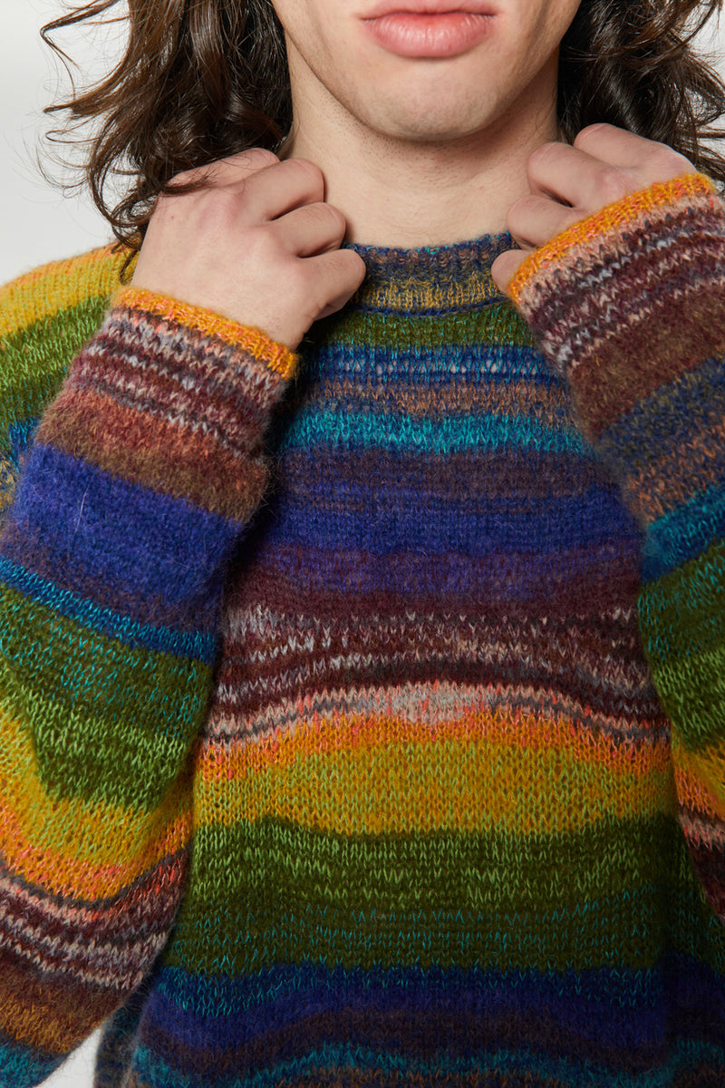 CARLI CREWNECK SWEATER LIGHT MULTICOLOR