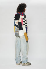 GWENDAL PATCHWORK CARDIGAN MULTICOLOR