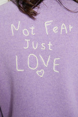 IRMAK CREWNECK SWEATER LILAC