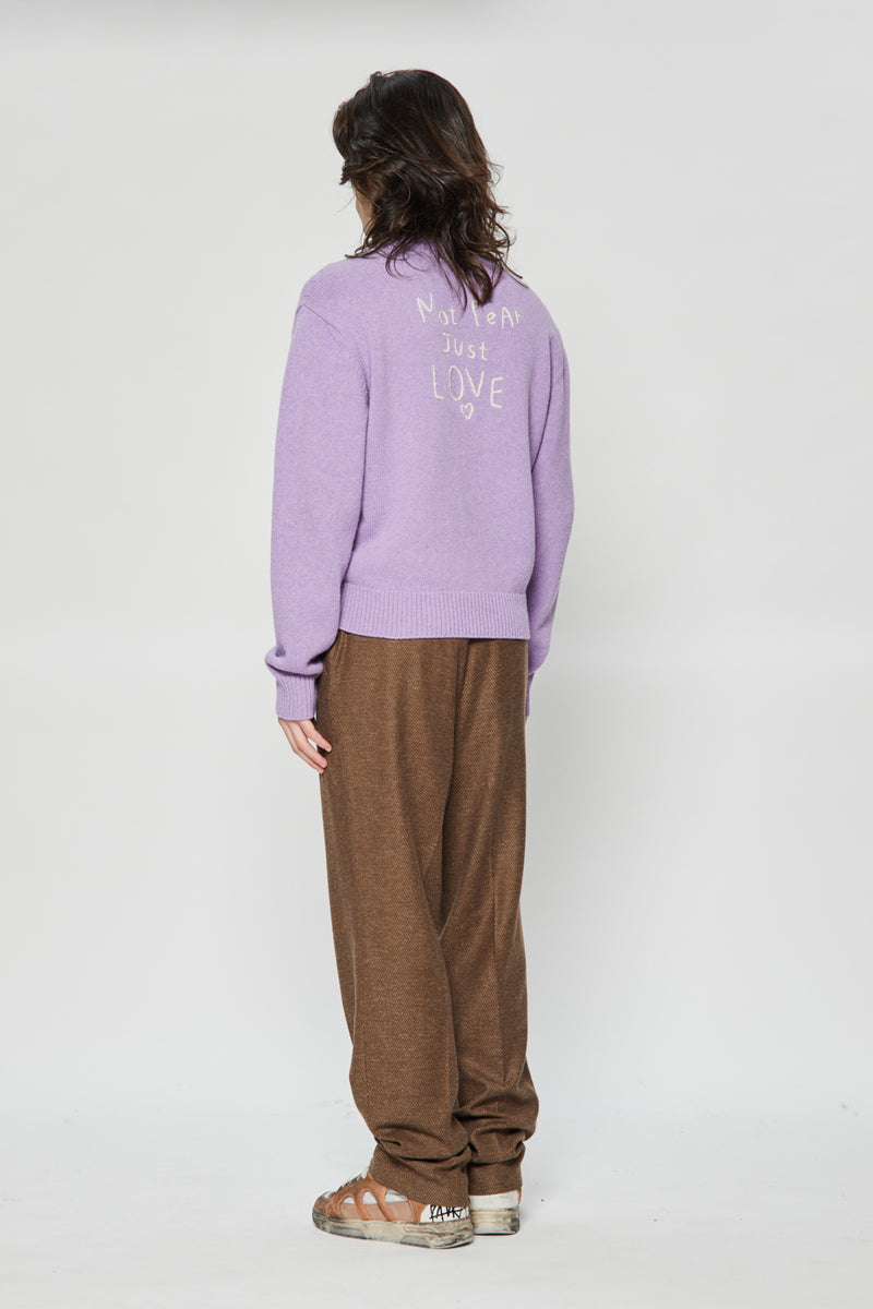 IRMAK CREWNECK SWEATER LILAC