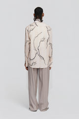 FEDONE SHIRT BEIGE/BLACK