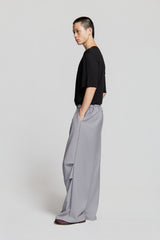 FAN OVERSIZED PANTS LILAC GREY