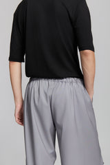 FAN OVERSIZED PANTS LILAC GREY