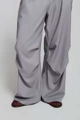 FAN OVERSIZED PANTS LILAC GREY