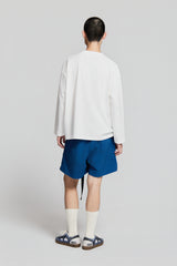 OLLIE GALLERIA PAURA LONGSLEEVE CORSIVO OFF WHITE