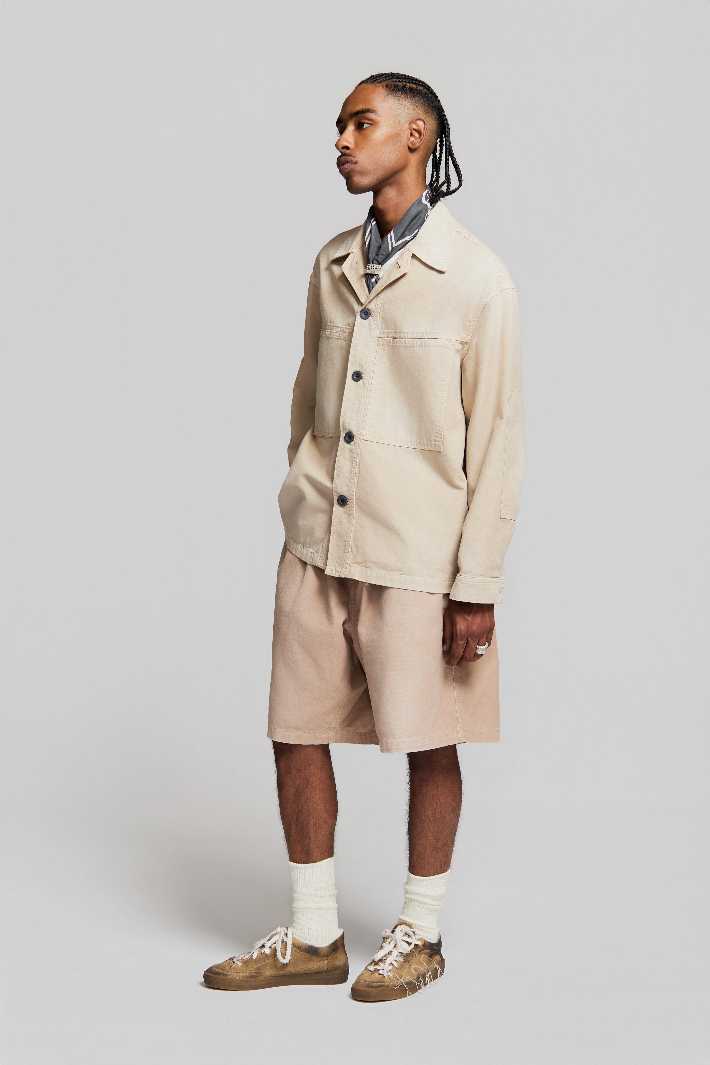 ASH OVERSHIRT SAND
