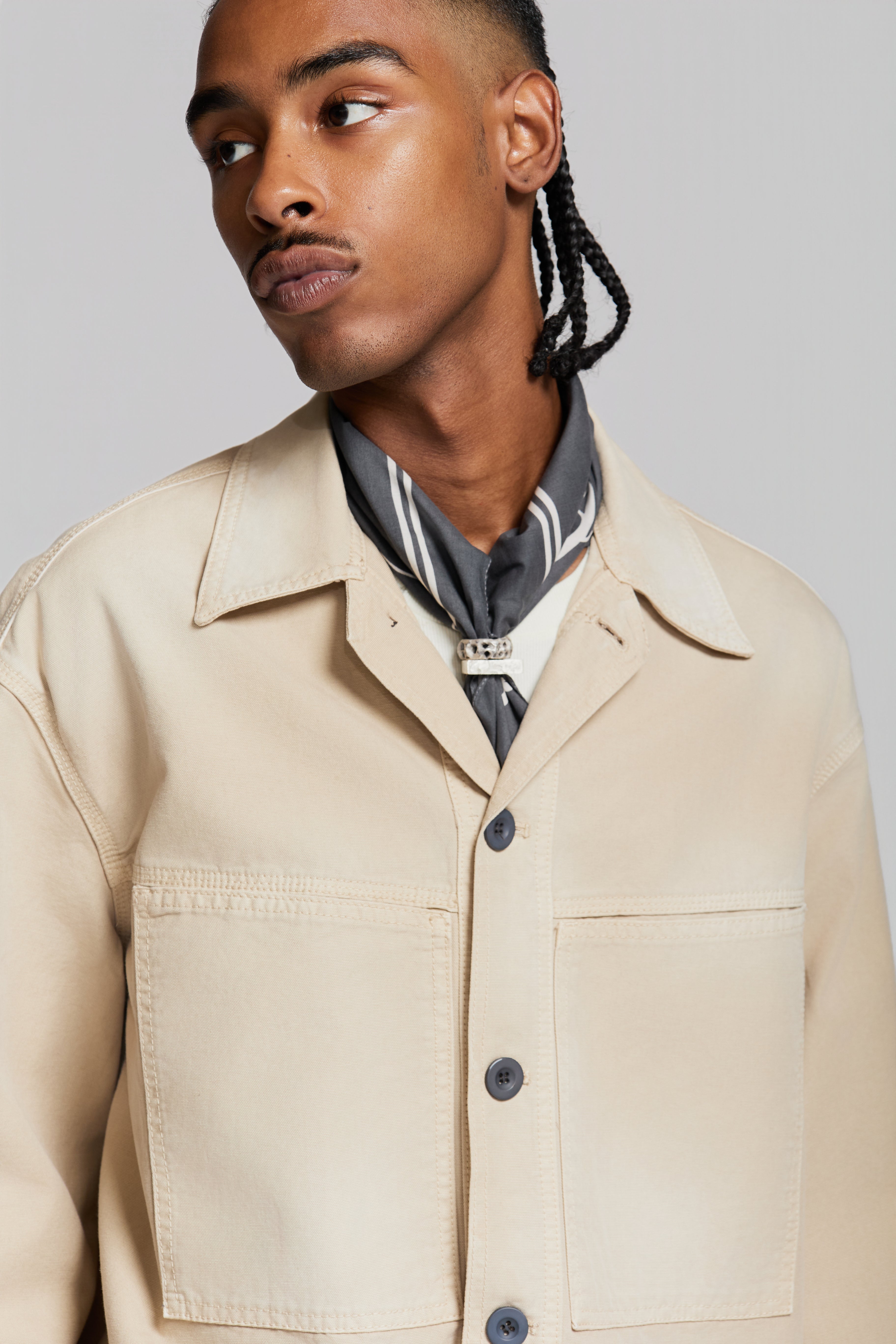 ASH OVERSHIRT SAND