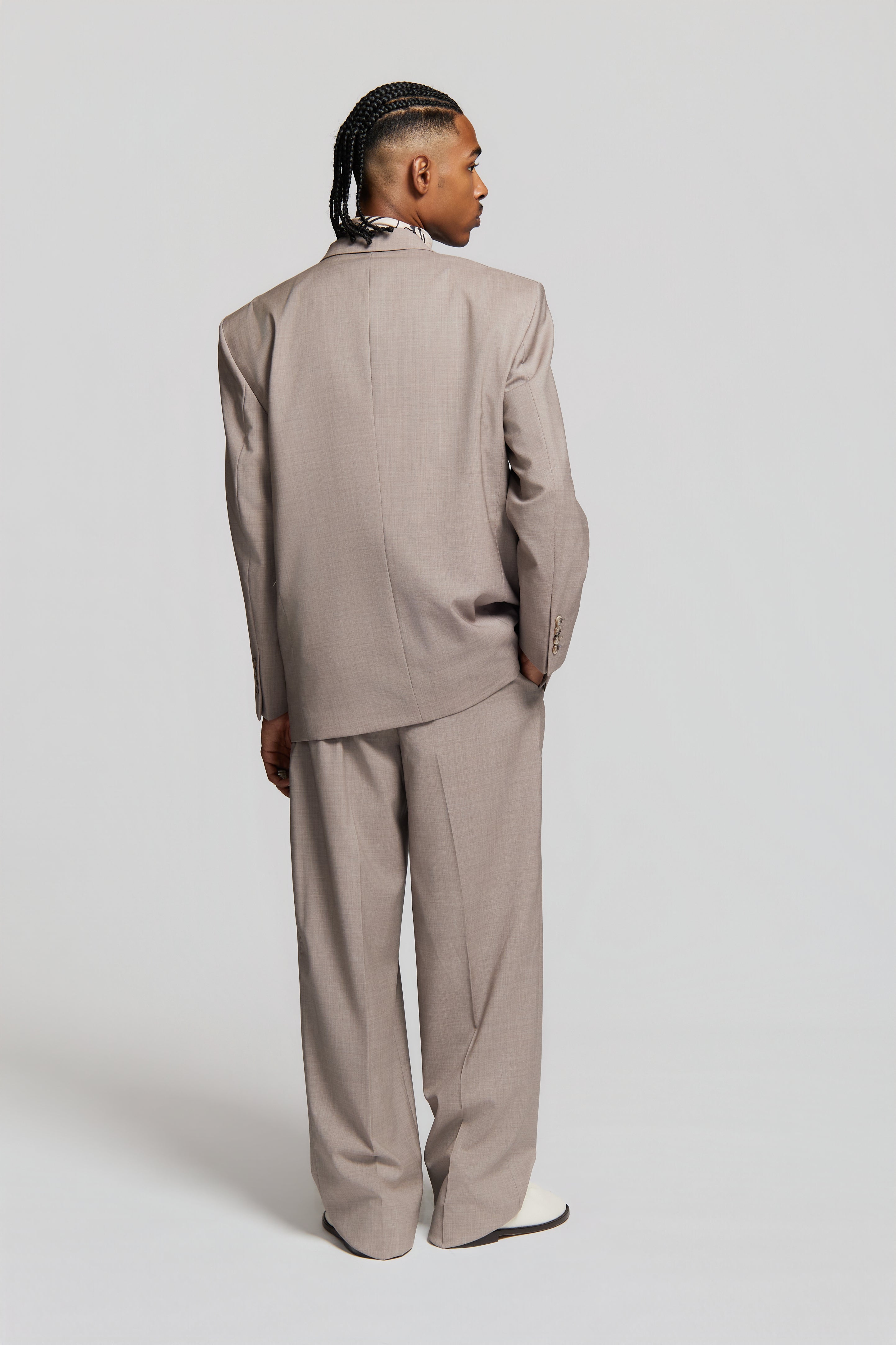 ELIO DOUBLEBREASTED JACKET SAND