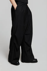 FAN OVERSIZED PANTS BLACK