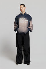 ASSENZIO "DBATGD" OVERSIZED HOODIE  DARK BLUE