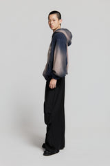 ASSENZIO "DBATGD" OVERSIZED HOODIE  DARK BLUE